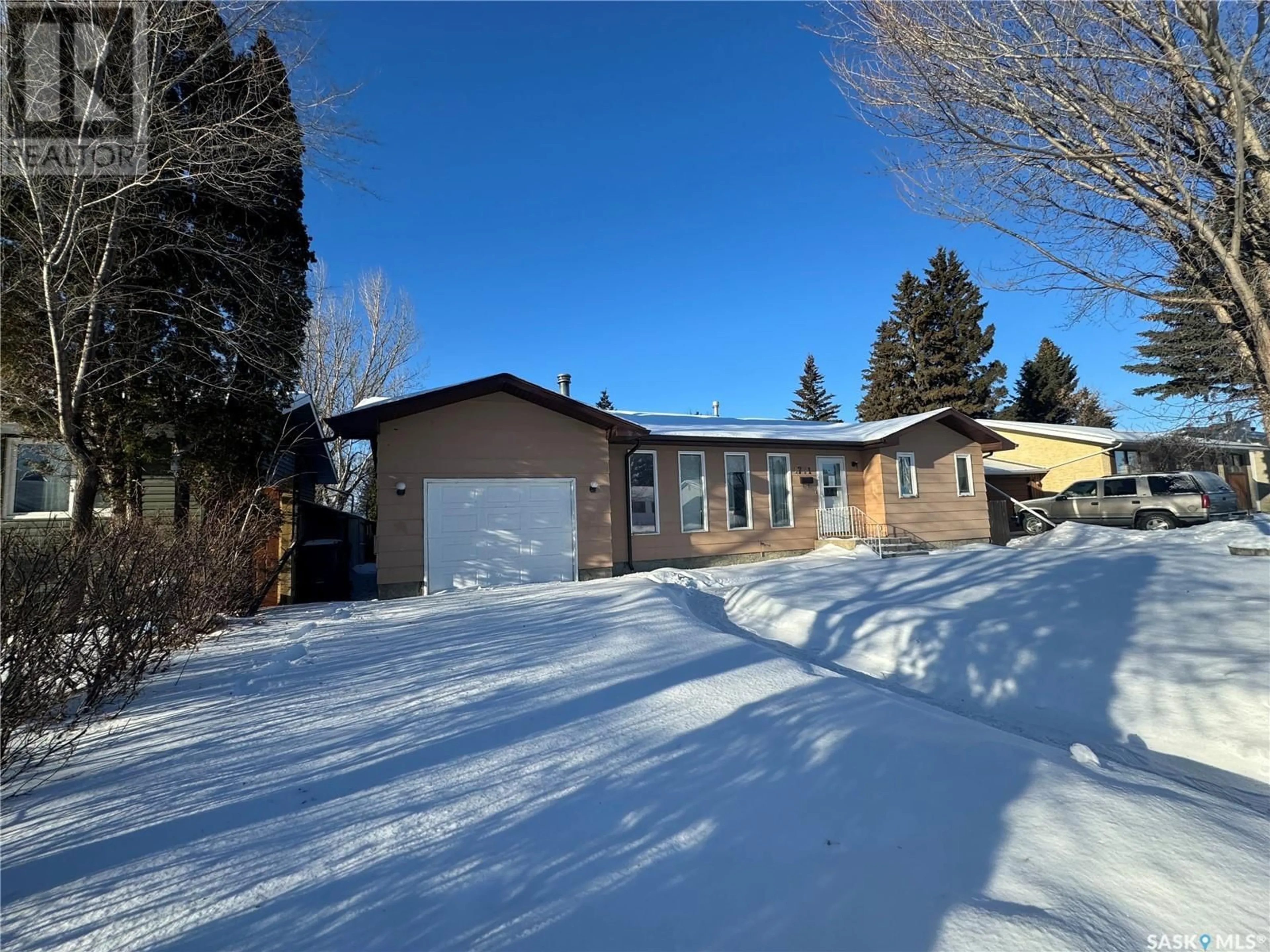 A pic from outside/outdoor area/front of a property/back of a property/a pic from drone, street for 1771 Centennial CRESCENT, North Battleford Saskatchewan S9A3J2