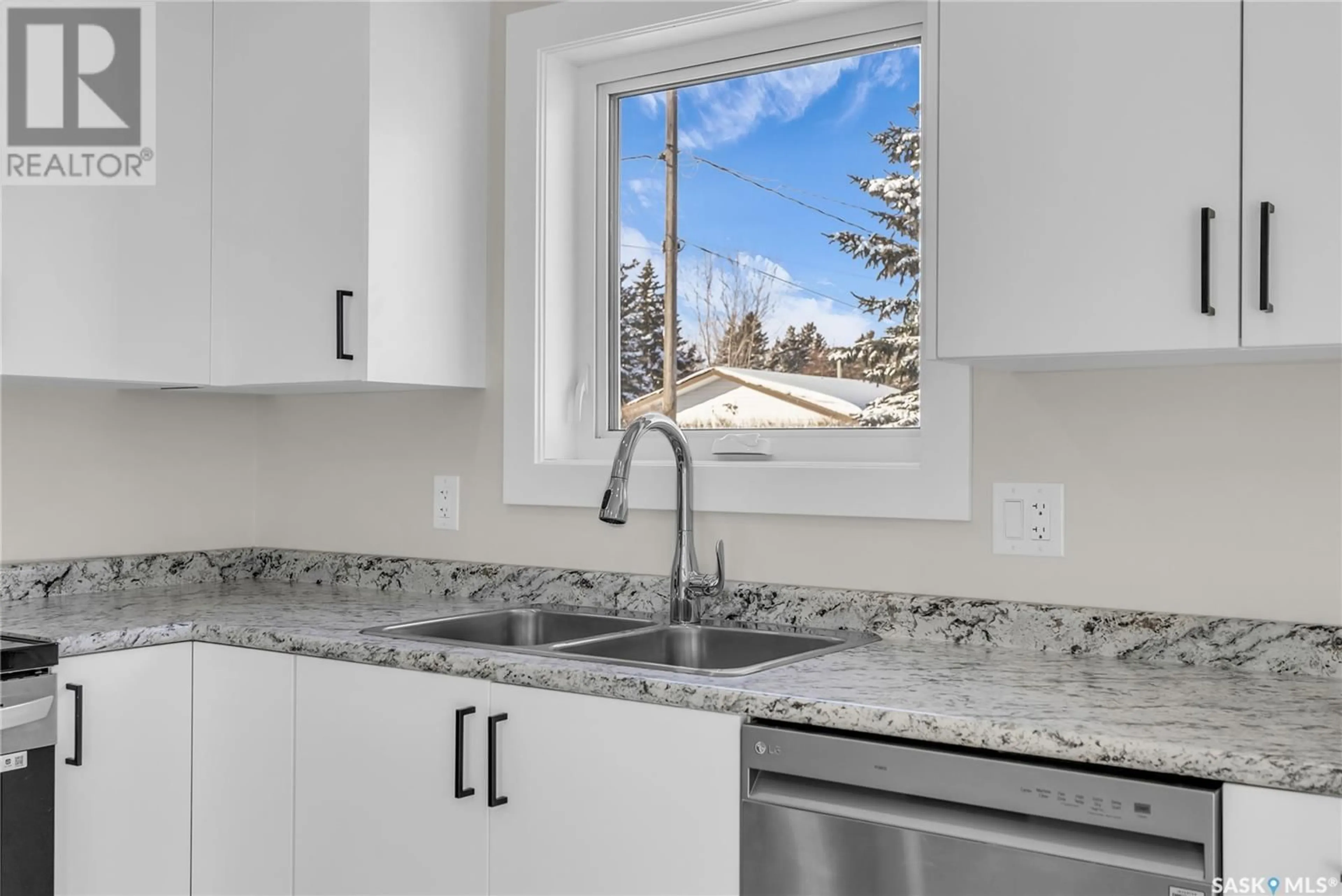 Open concept kitchen, ceramic/tile floor for 5001 NEUFELD AVENUE, Waldheim Saskatchewan S0K4R0