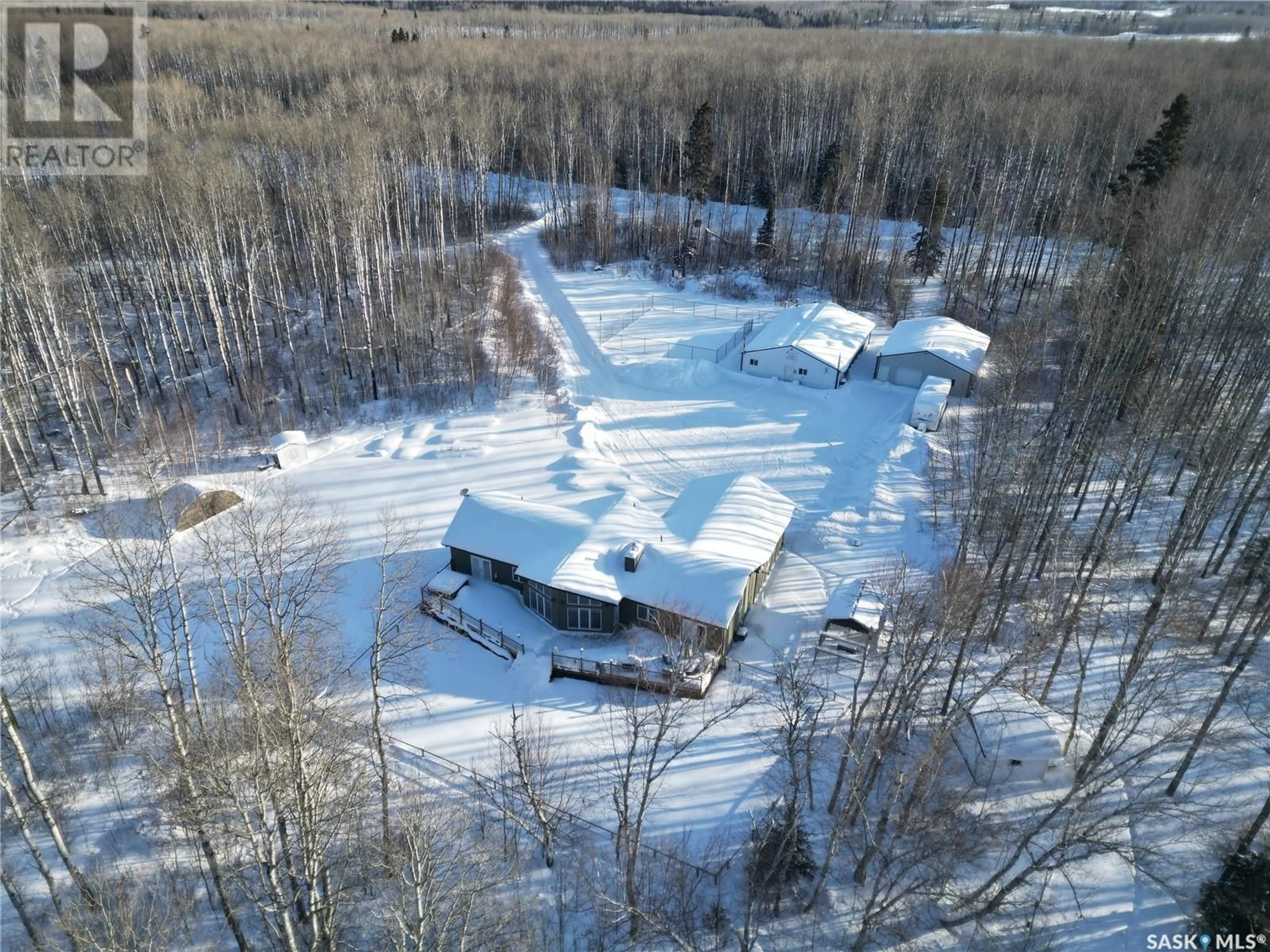 A pic from outside/outdoor area/front of a property/back of a property/a pic from drone, unknown for 960 Boundary ROAD, Lakeland Rm No. 521 Saskatchewan S0J0N0