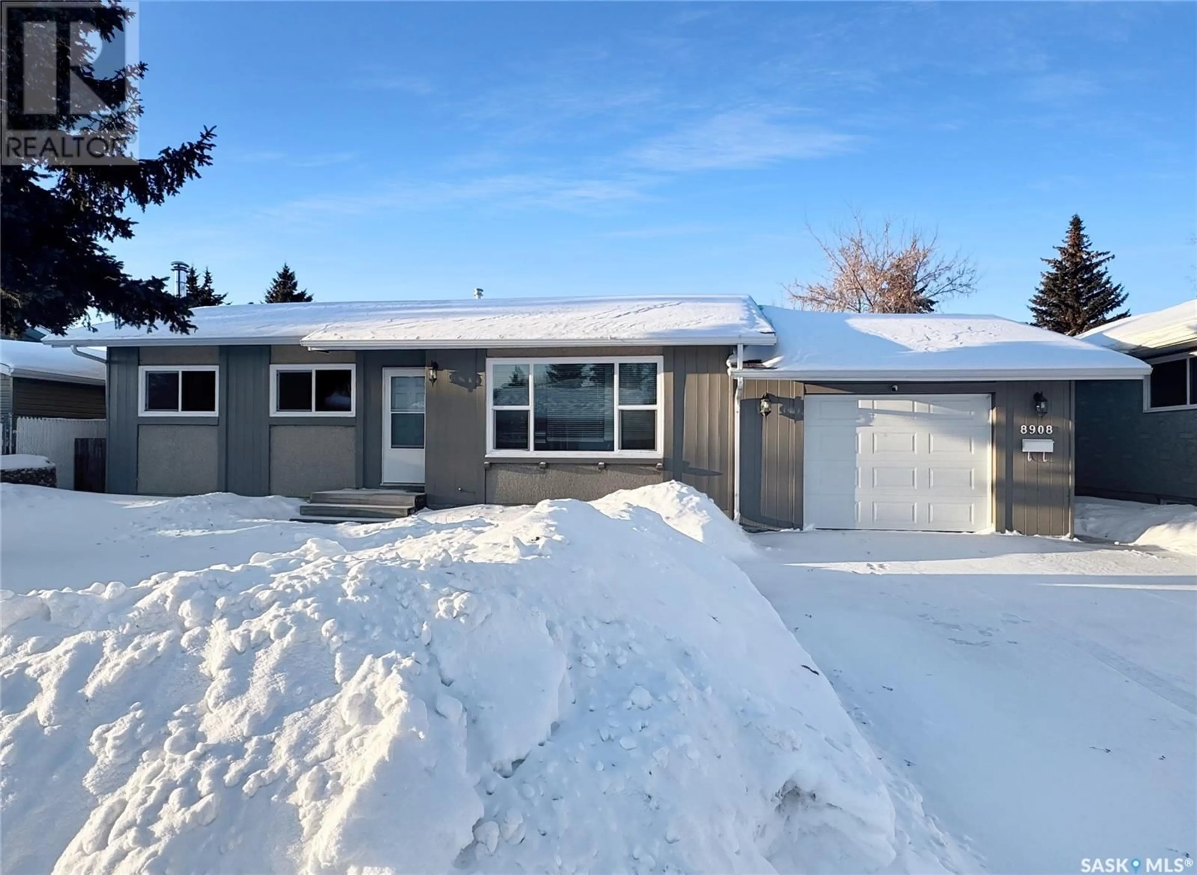 Home with vinyl exterior material, street for 8908 Abbott AVENUE, North Battleford Saskatchewan S9A3H6