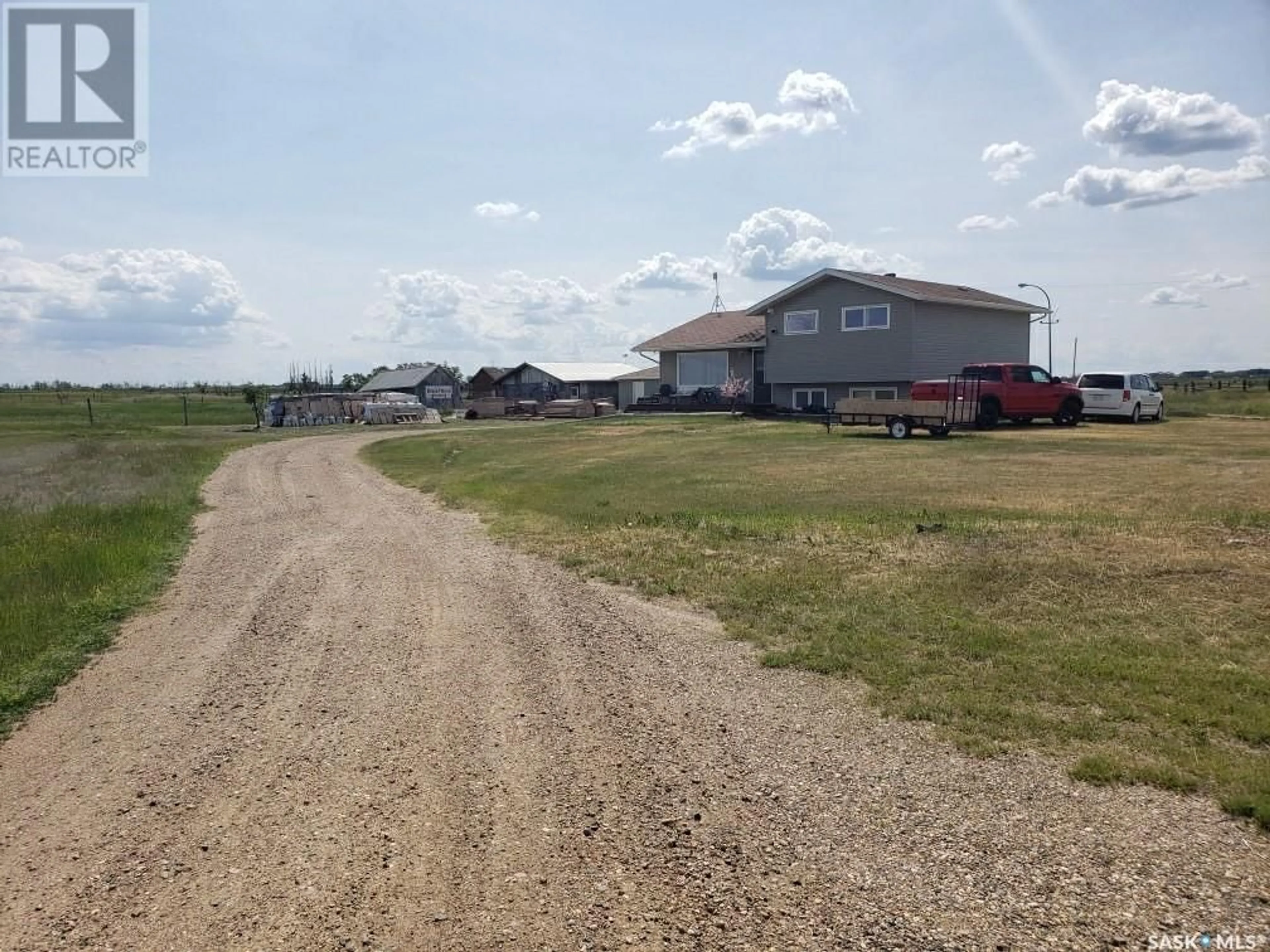 A pic from outside/outdoor area/front of a property/back of a property/a pic from drone, unknown for Bautista Acreage, Asquith Saskatchewan S0K0J0