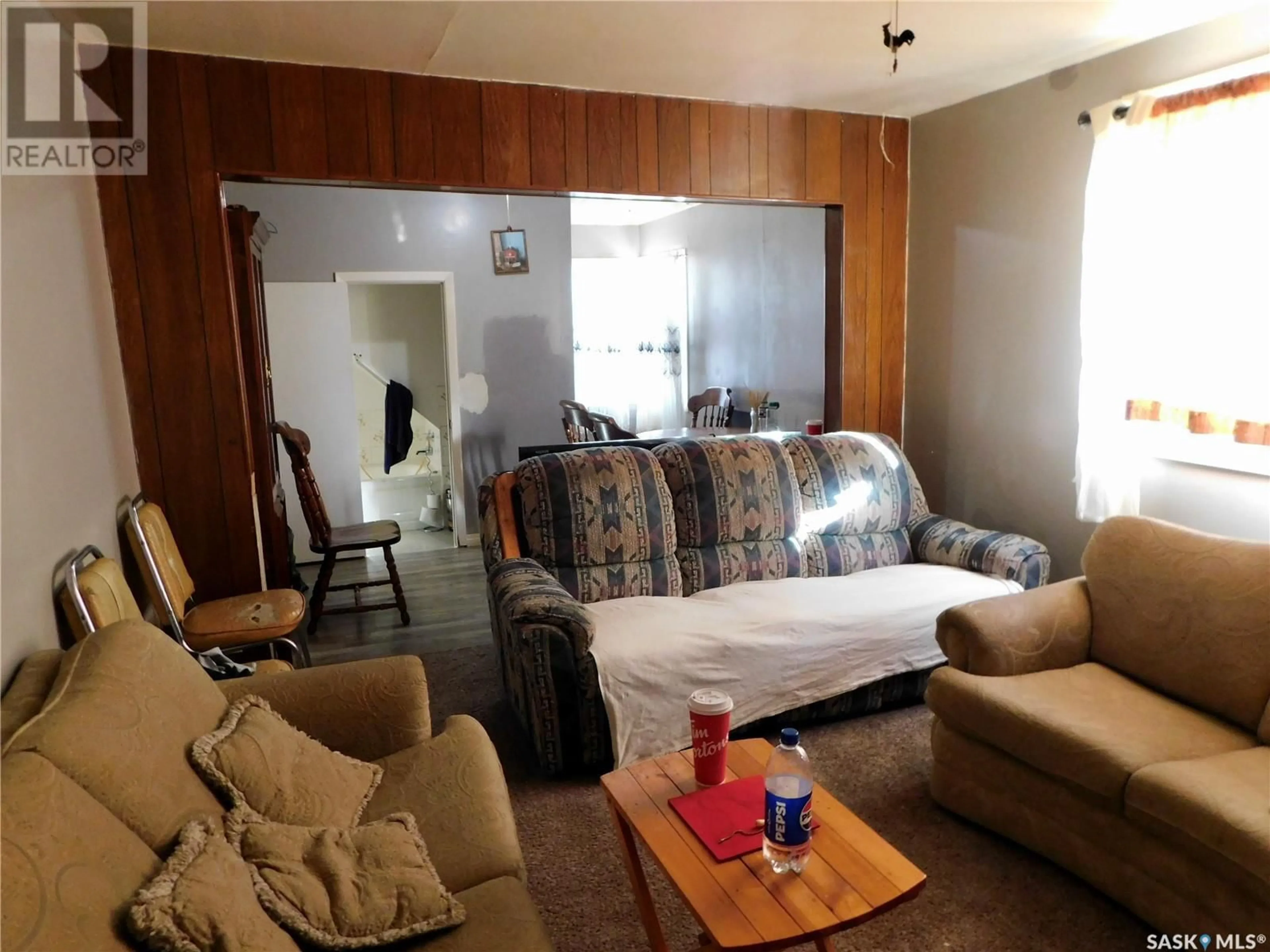 Living room with furniture, unknown for 220 2nd STREET E, Lafleche Saskatchewan S0H3R0