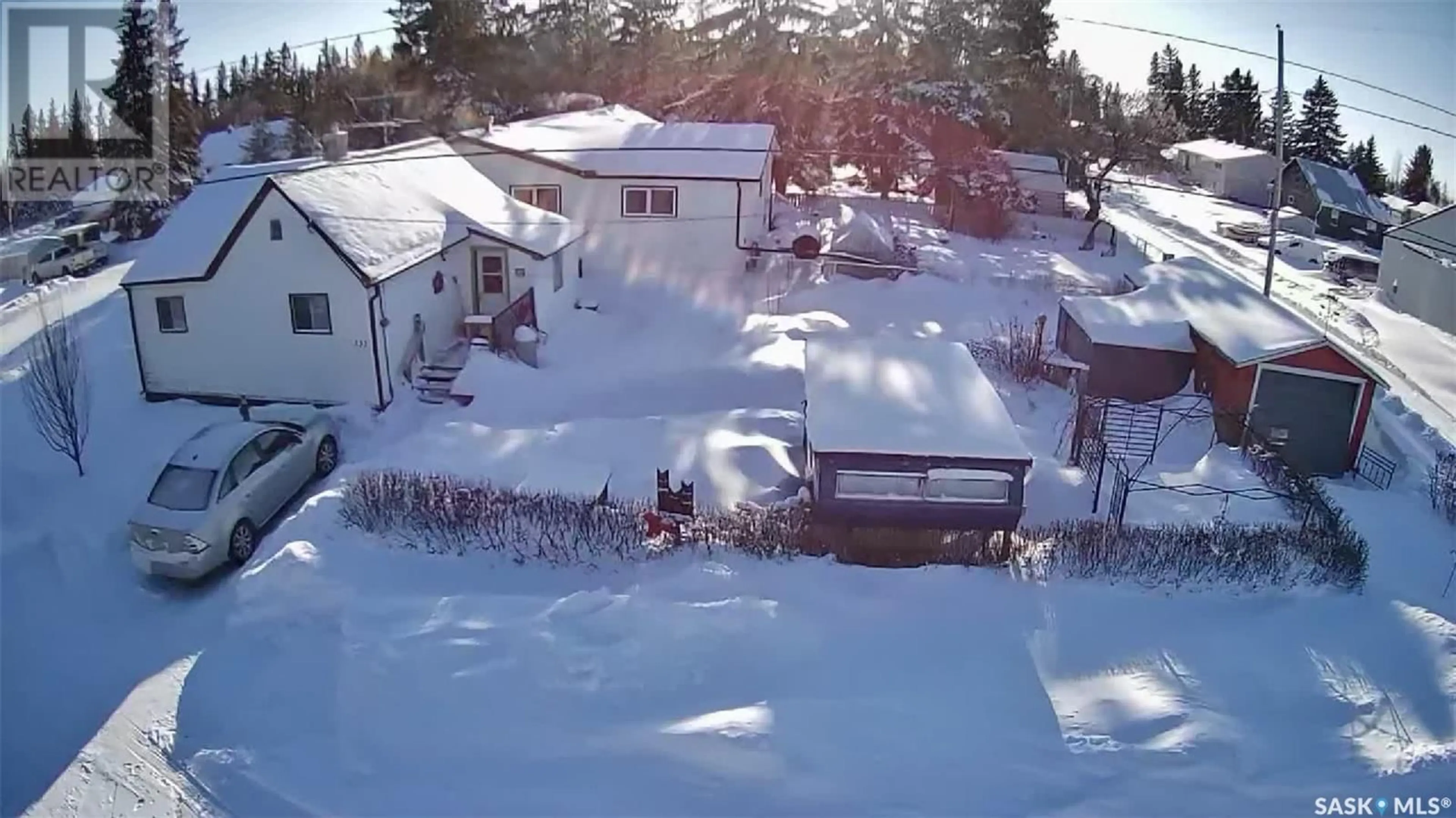 A pic from outside/outdoor area/front of a property/back of a property/a pic from drone, street for 331 1st AVENUE, St.Benedict Saskatchewan S0K3T0