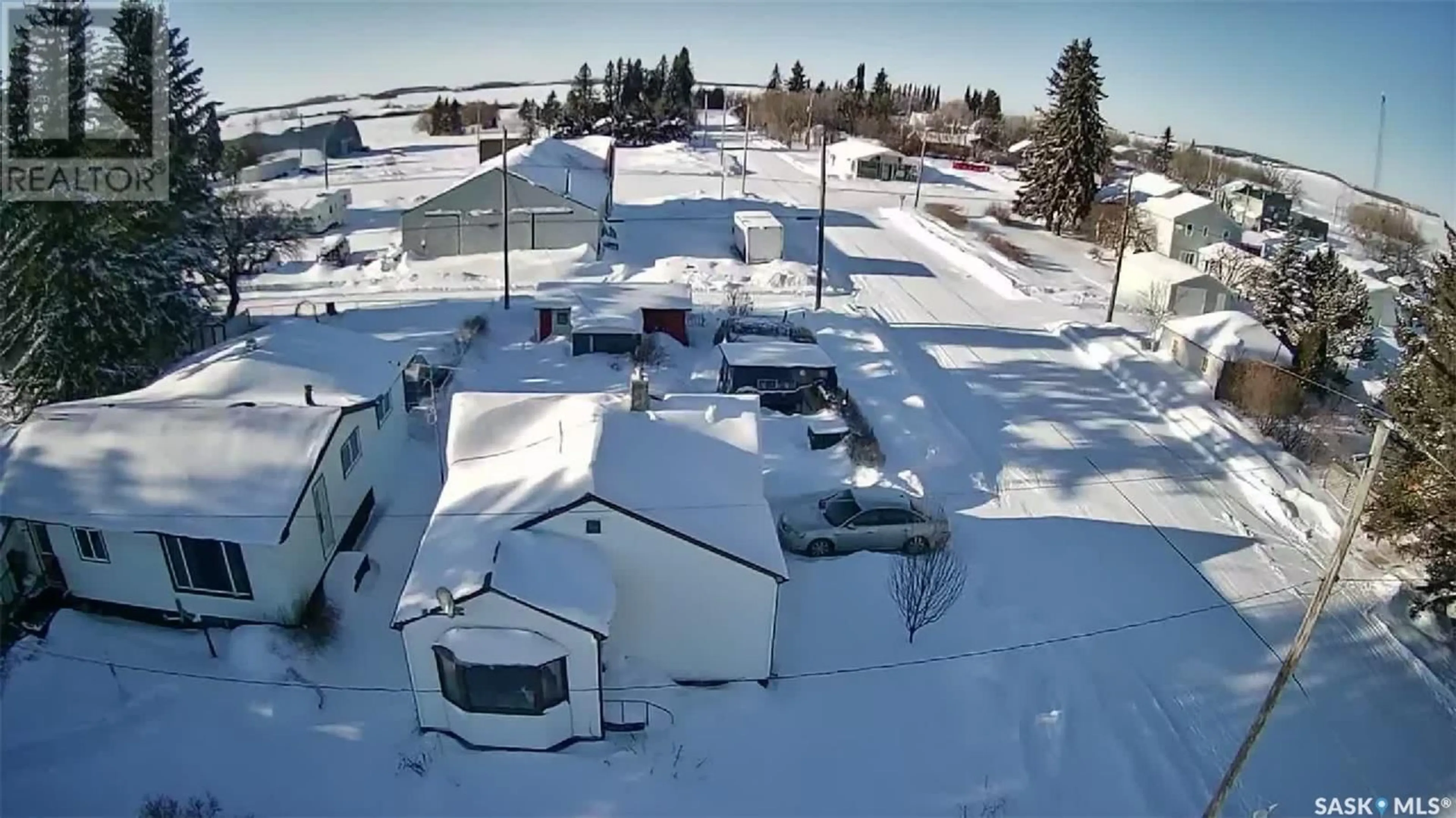 A pic from outside/outdoor area/front of a property/back of a property/a pic from drone, street for 331 1st AVENUE, St.Benedict Saskatchewan S0K3T0