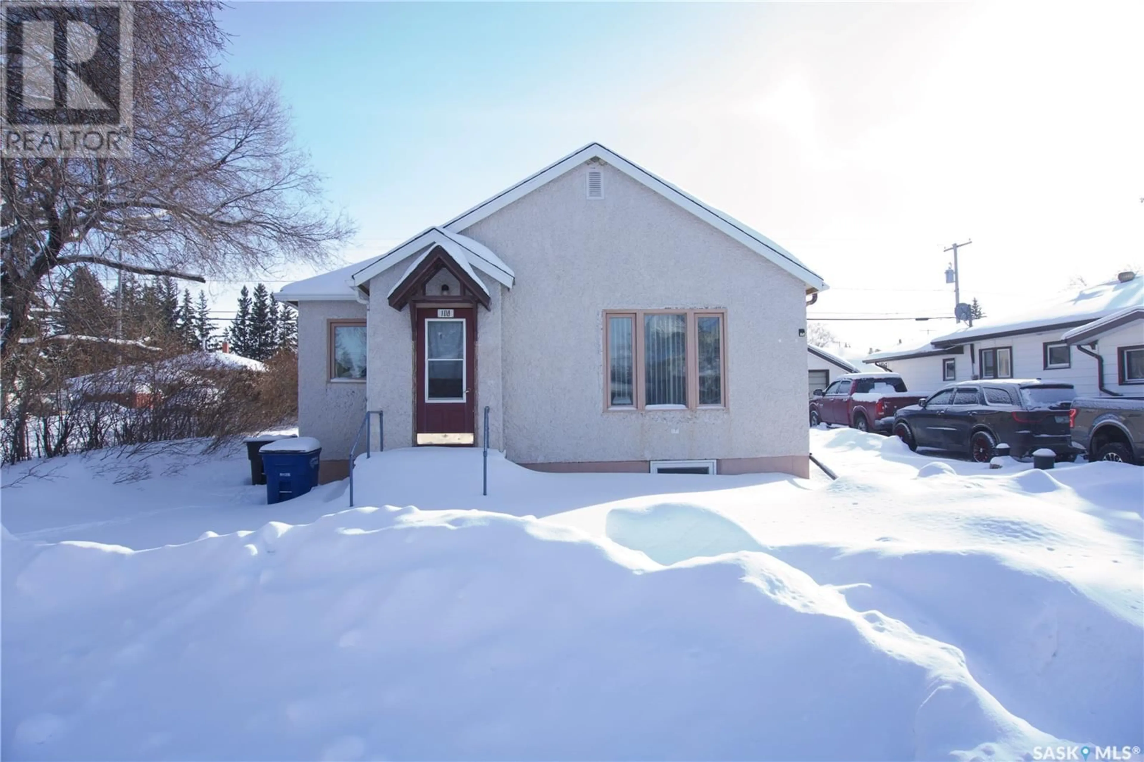 A pic from outside/outdoor area/front of a property/back of a property/a pic from drone, street for 108 2nd AVENUE N, St. Brieux Saskatchewan S0K3V0