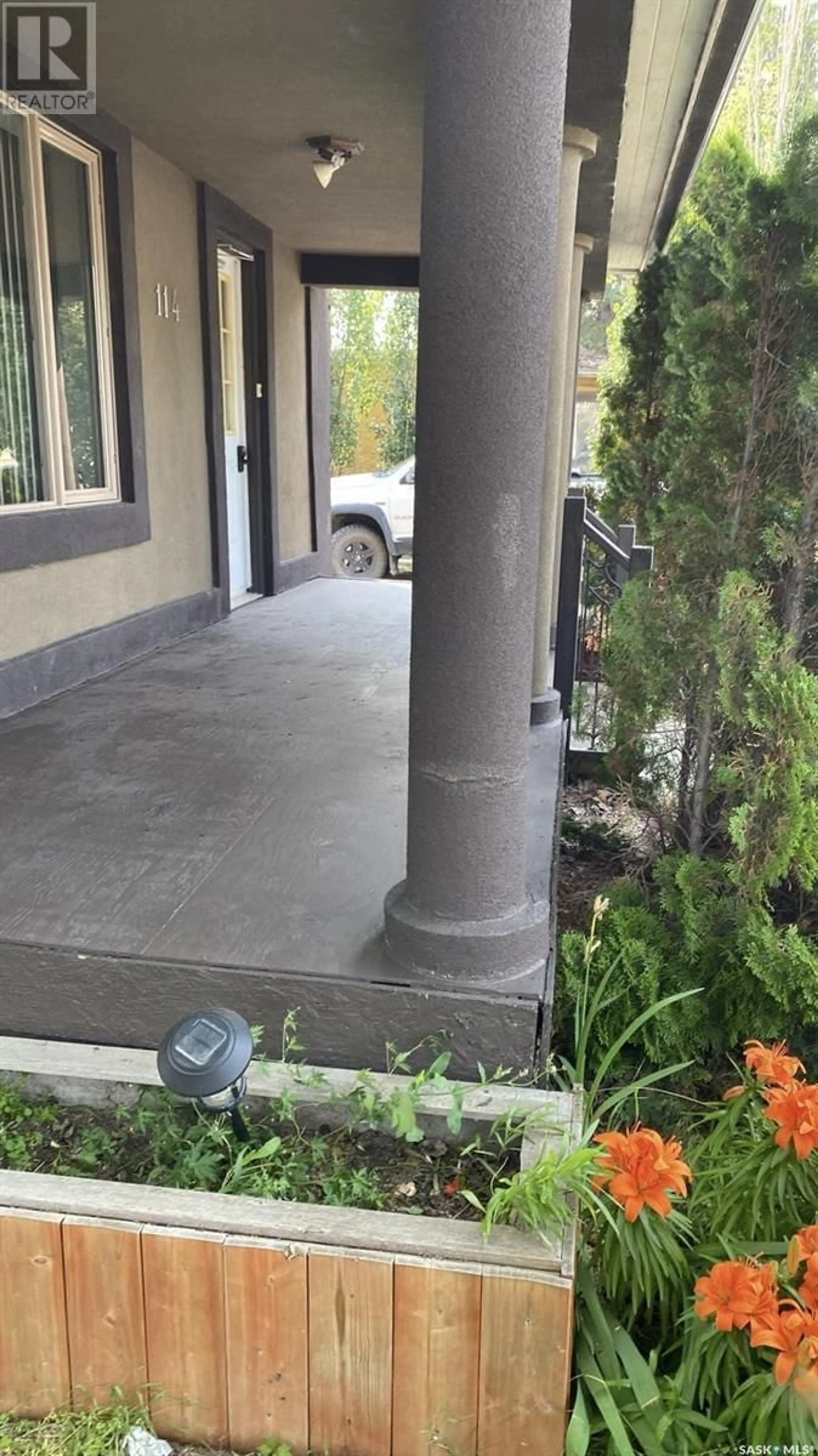 Patio, street for 114 2ND AVENUE, Biggar Saskatchewan S0K0M0