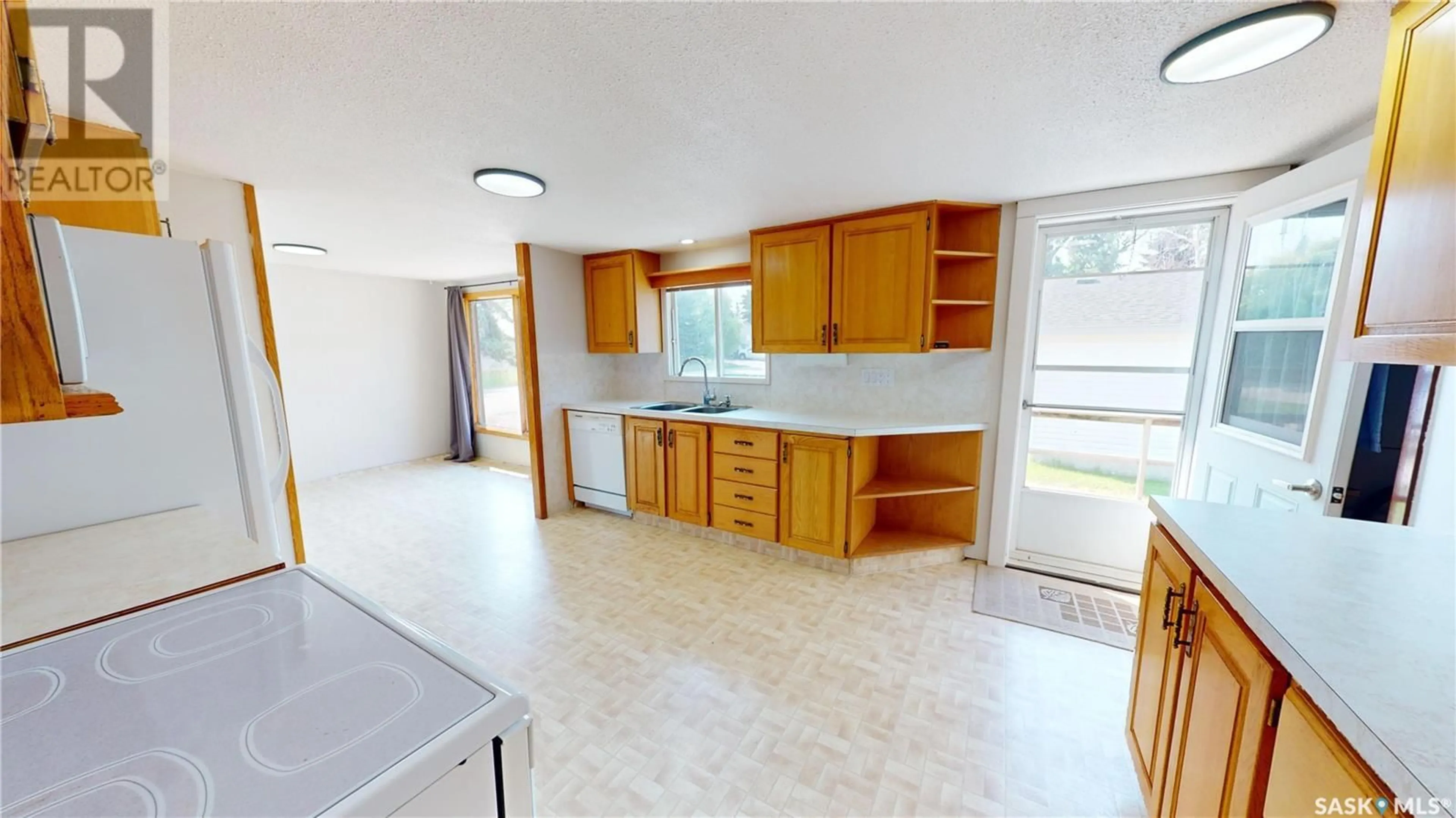 Open concept kitchen, ceramic/tile floor for 108 Anne STREET, Wawota Saskatchewan S0G5A0