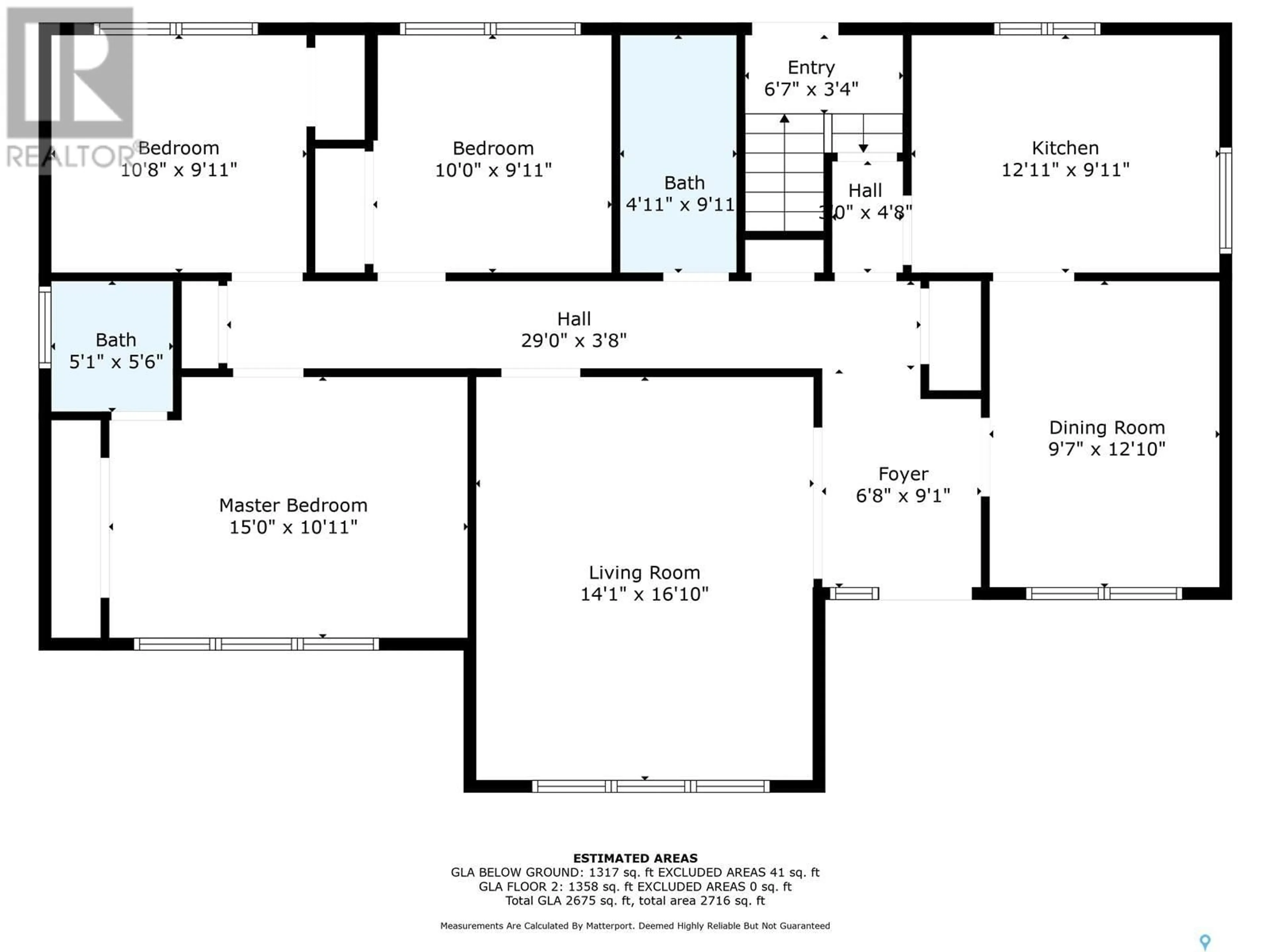 Floor plan for 132 Rupert DRIVE, Saskatoon Saskatchewan S7K1B3