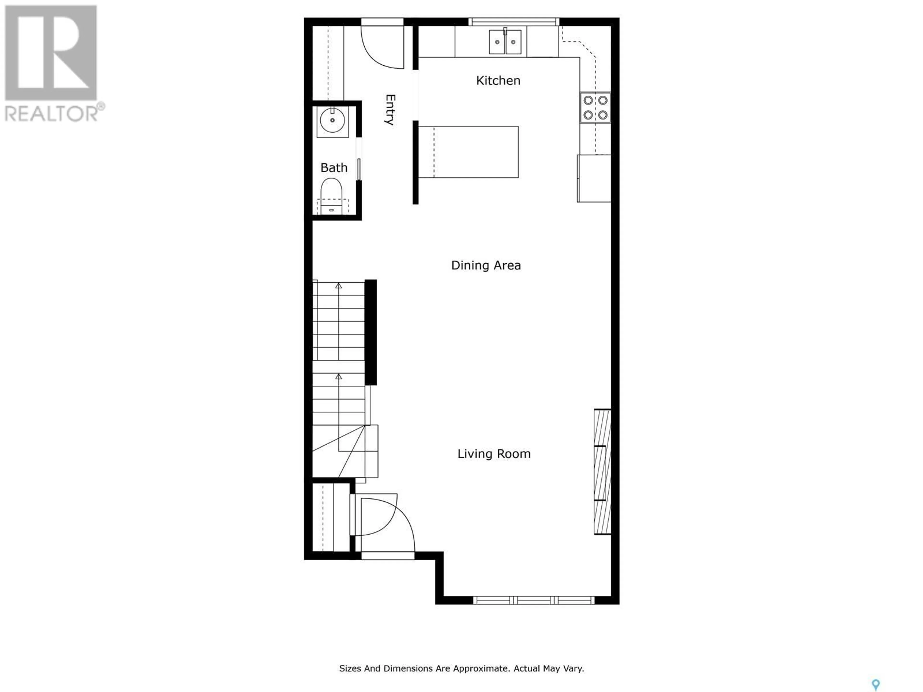 Floor plan for 5421 Green Silverberry DRIVE E, Regina Saskatchewan S4V3M5