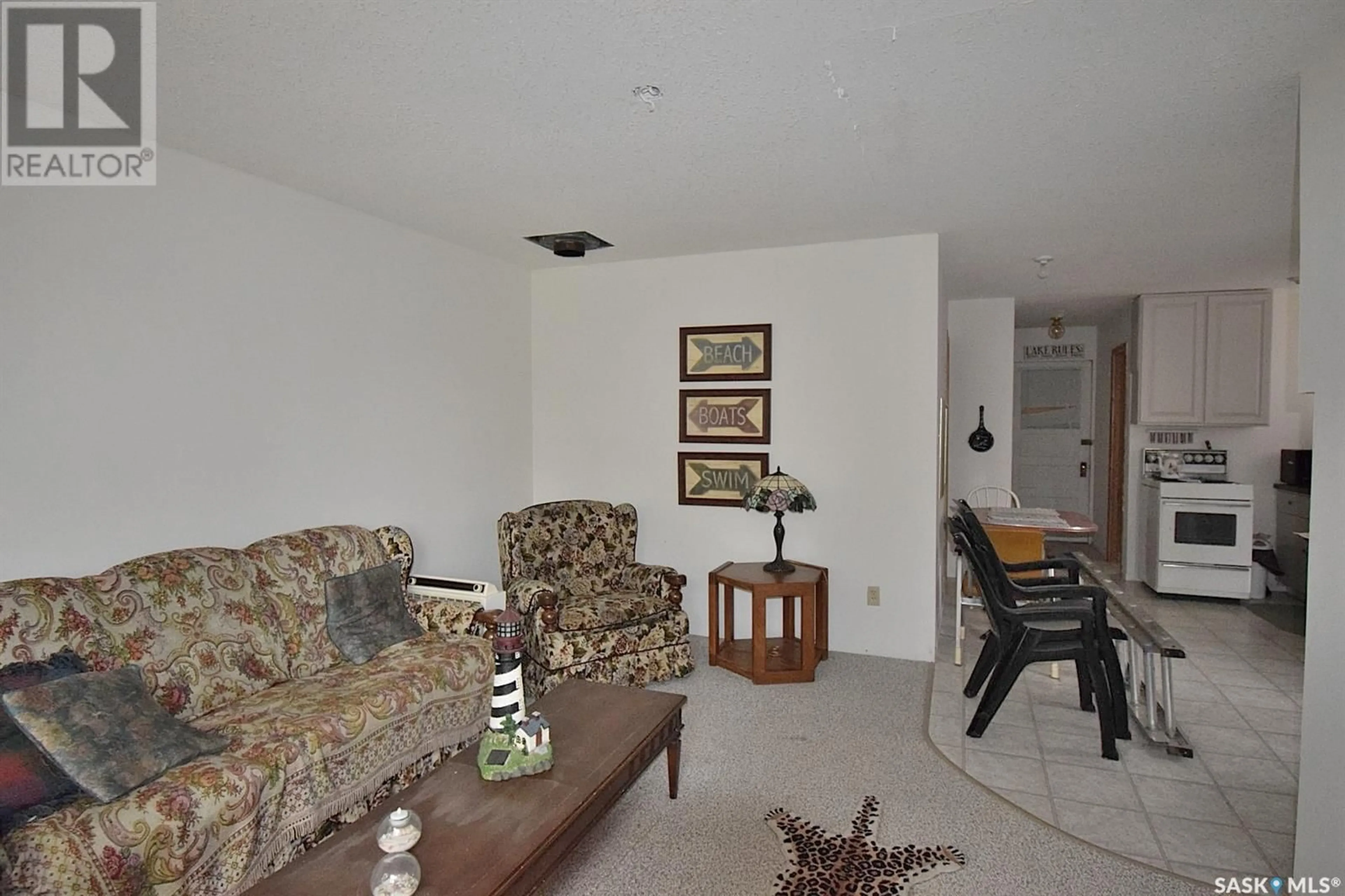 Living room with furniture, unknown for 13 6th STREET, Emma Lake Saskatchewan S0J0N0