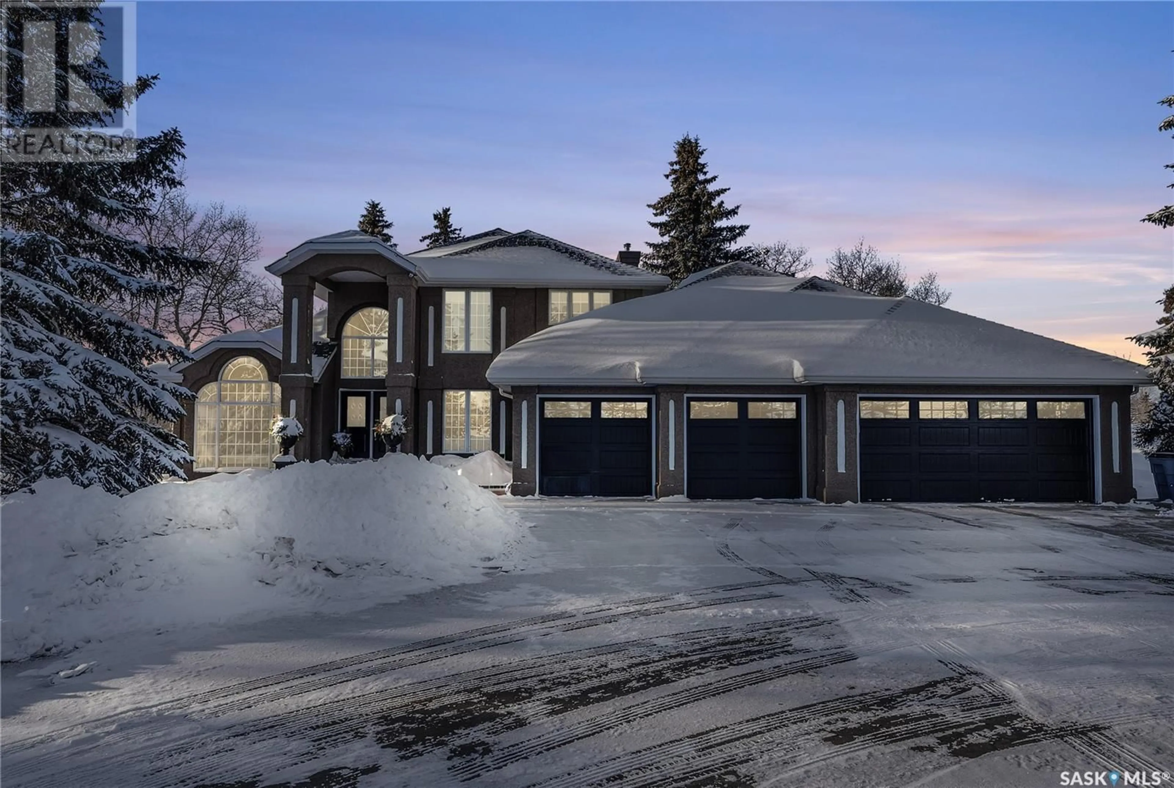 A pic from outside/outdoor area/front of a property/back of a property/a pic from drone, water/lake/river/ocean view for 800 BAKER ROAD, Casa Rio Saskatchewan S7T1B5