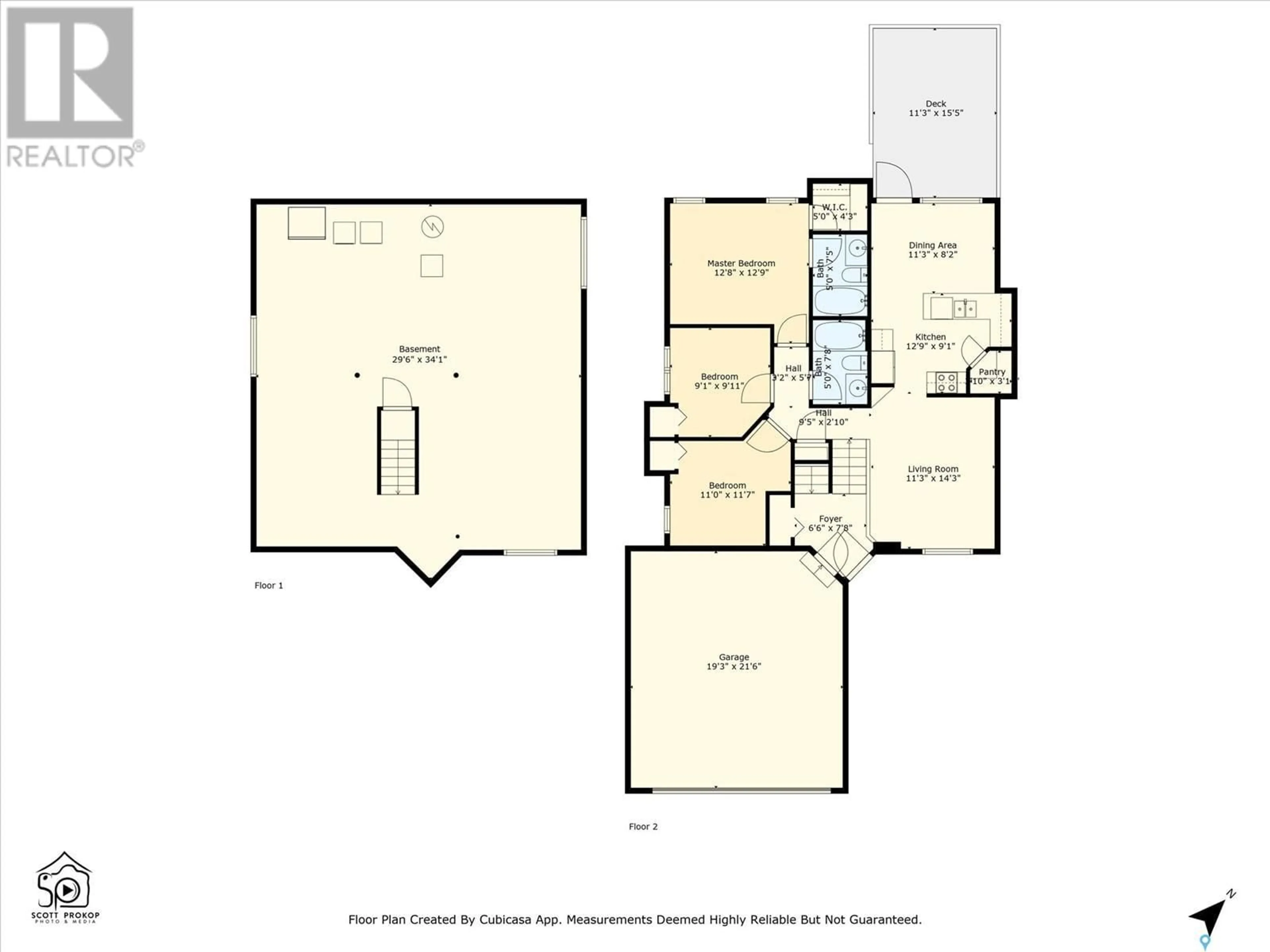 Floor plan for 122 Bennion CRESCENT, Saskatoon Saskatchewan S7W0H1