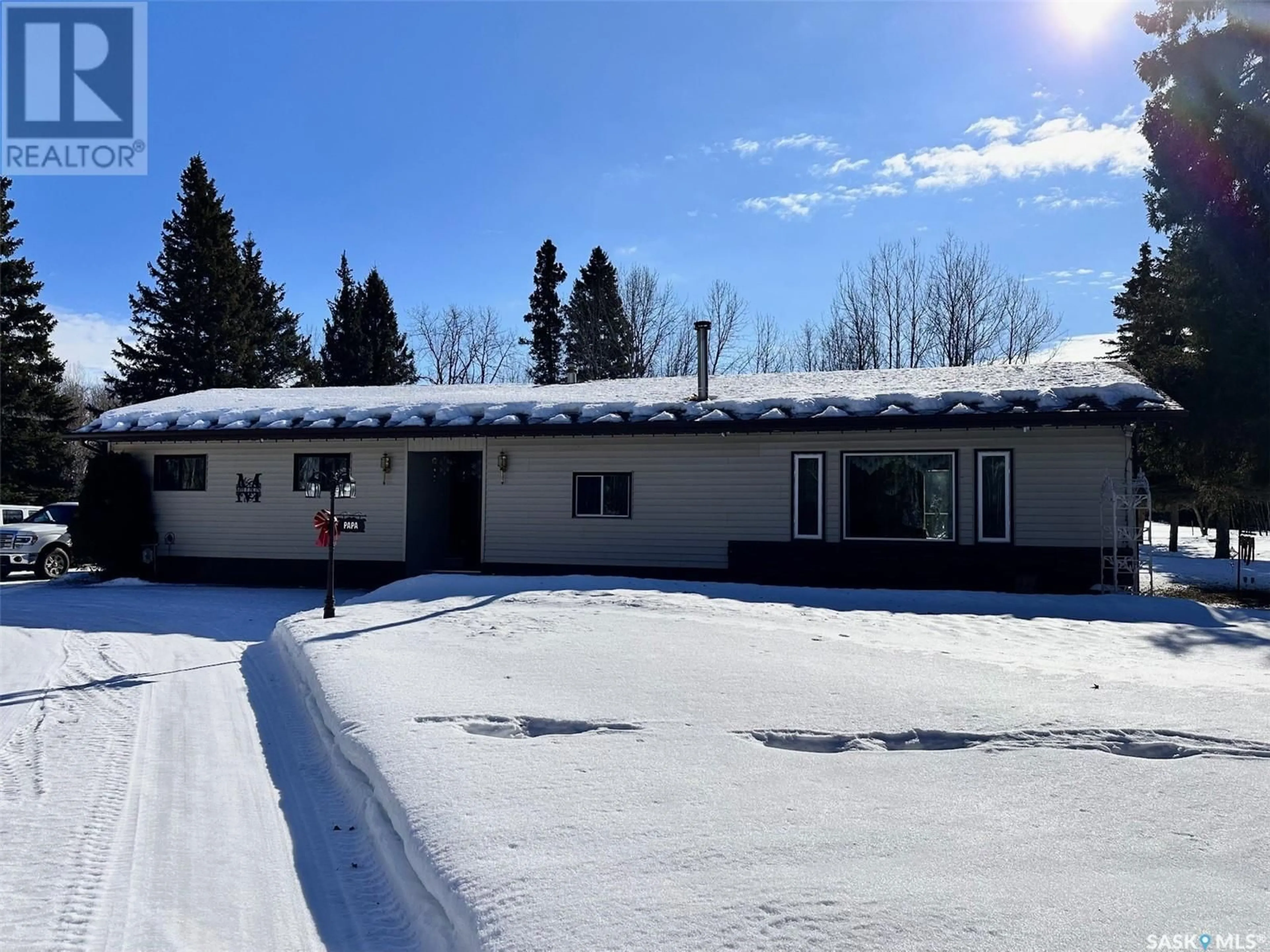 A pic from outside/outdoor area/front of a property/back of a property/a pic from drone, building for Millikin Acreage, Big River Rm No. 555 Saskatchewan S0J0E0