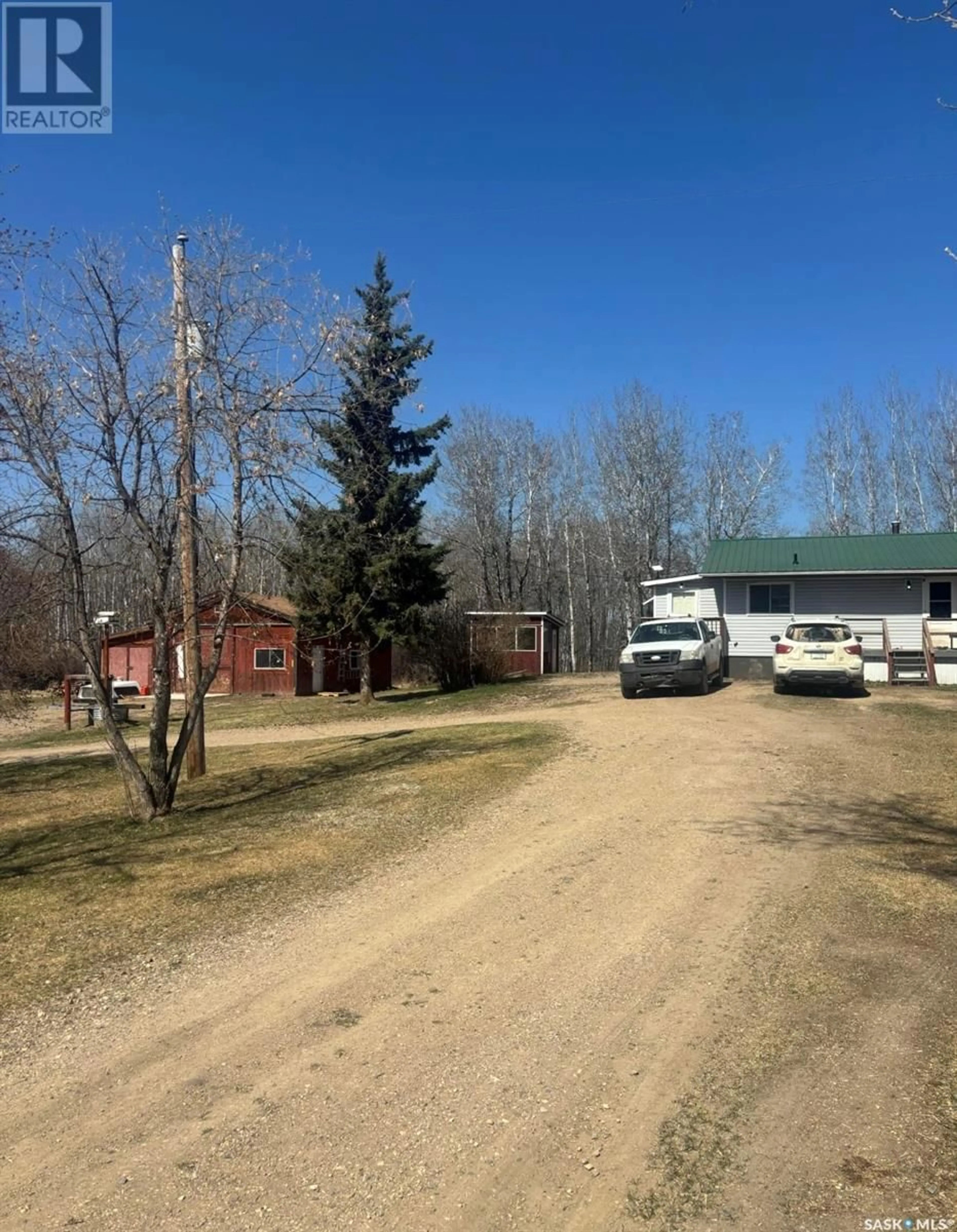 A pic from outside/outdoor area/front of a property/back of a property/a pic from drone, unknown for HARDER ACREAGE, Big River Rm No. 555 Saskatchewan S0J0E0