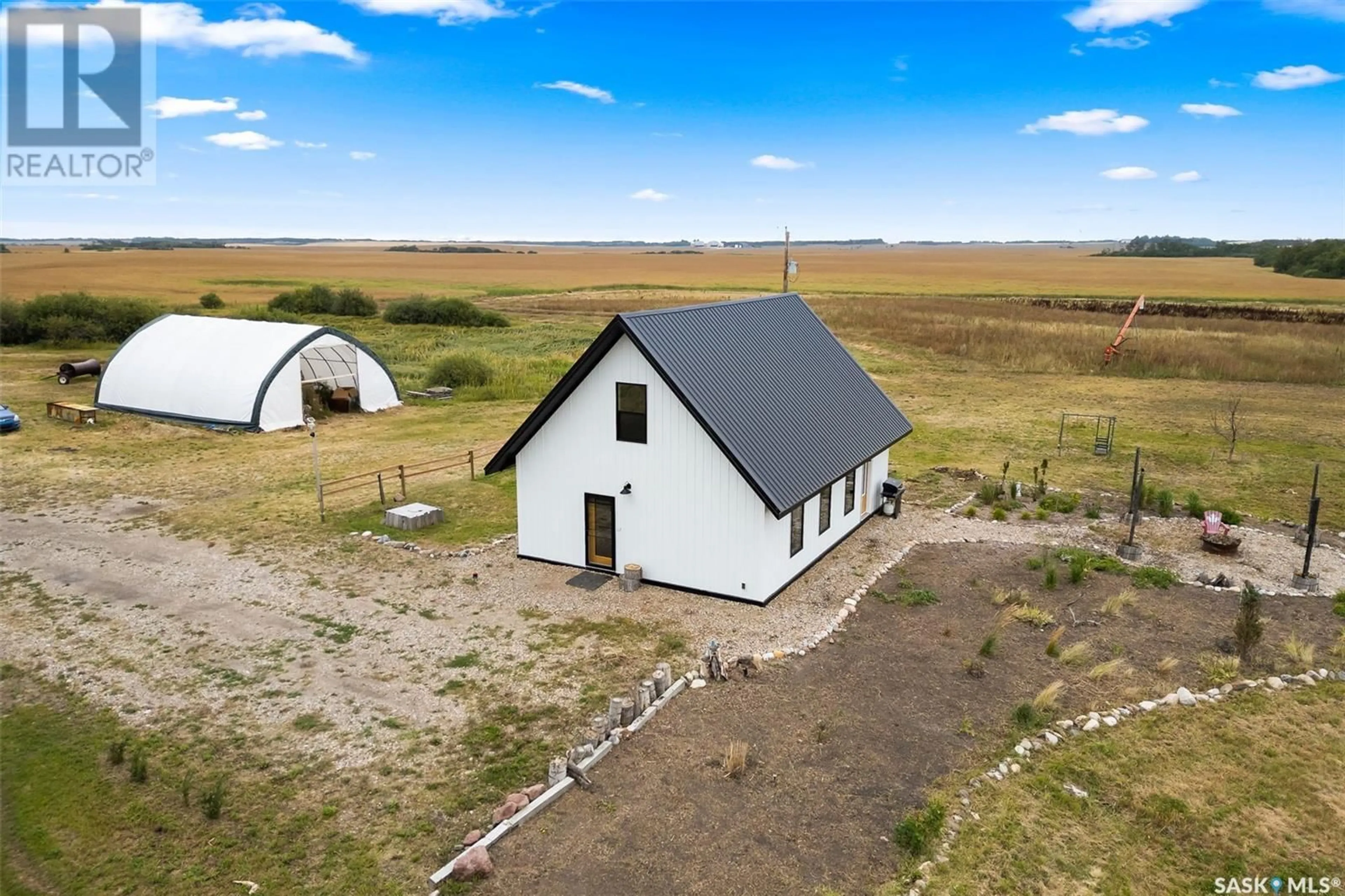 A pic from outside/outdoor area/front of a property/back of a property/a pic from drone, building for Rm of South Qu'Appelle Acreage, South Qu'Appelle Rm No. 157 Saskatchewan S0G4A0