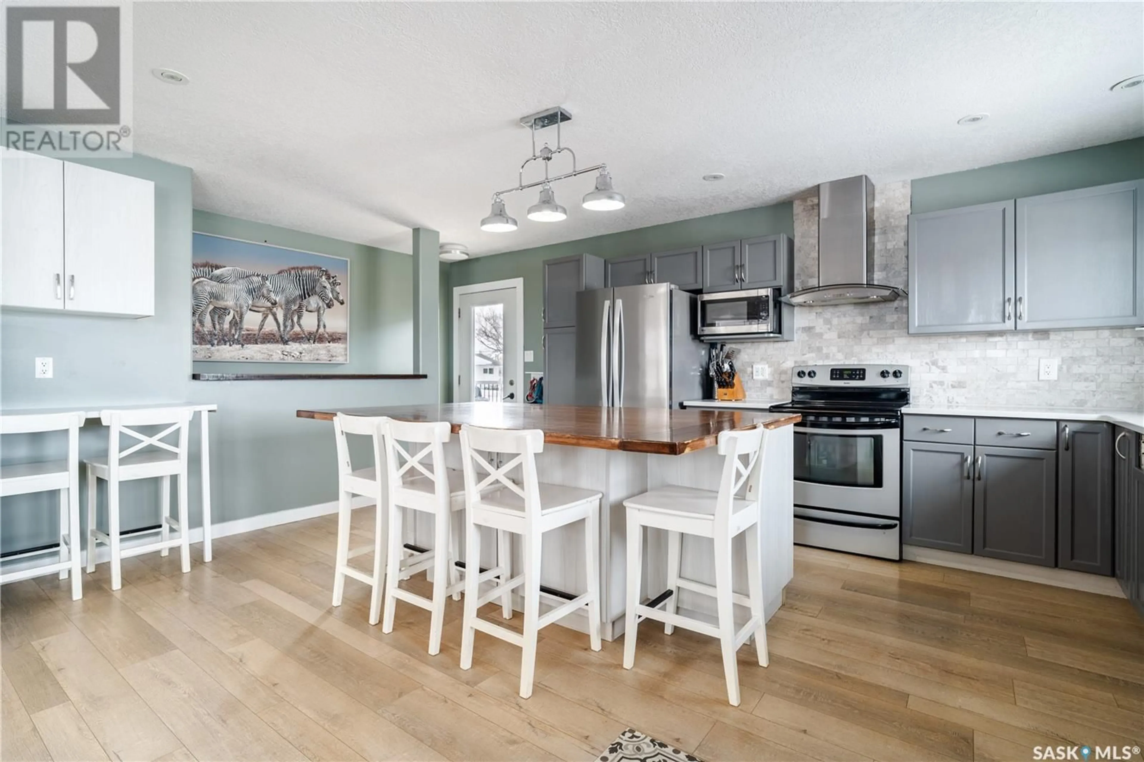 Open concept kitchen, unknown for 125 Rouleau STREET, Wilcox Saskatchewan S0G5E0