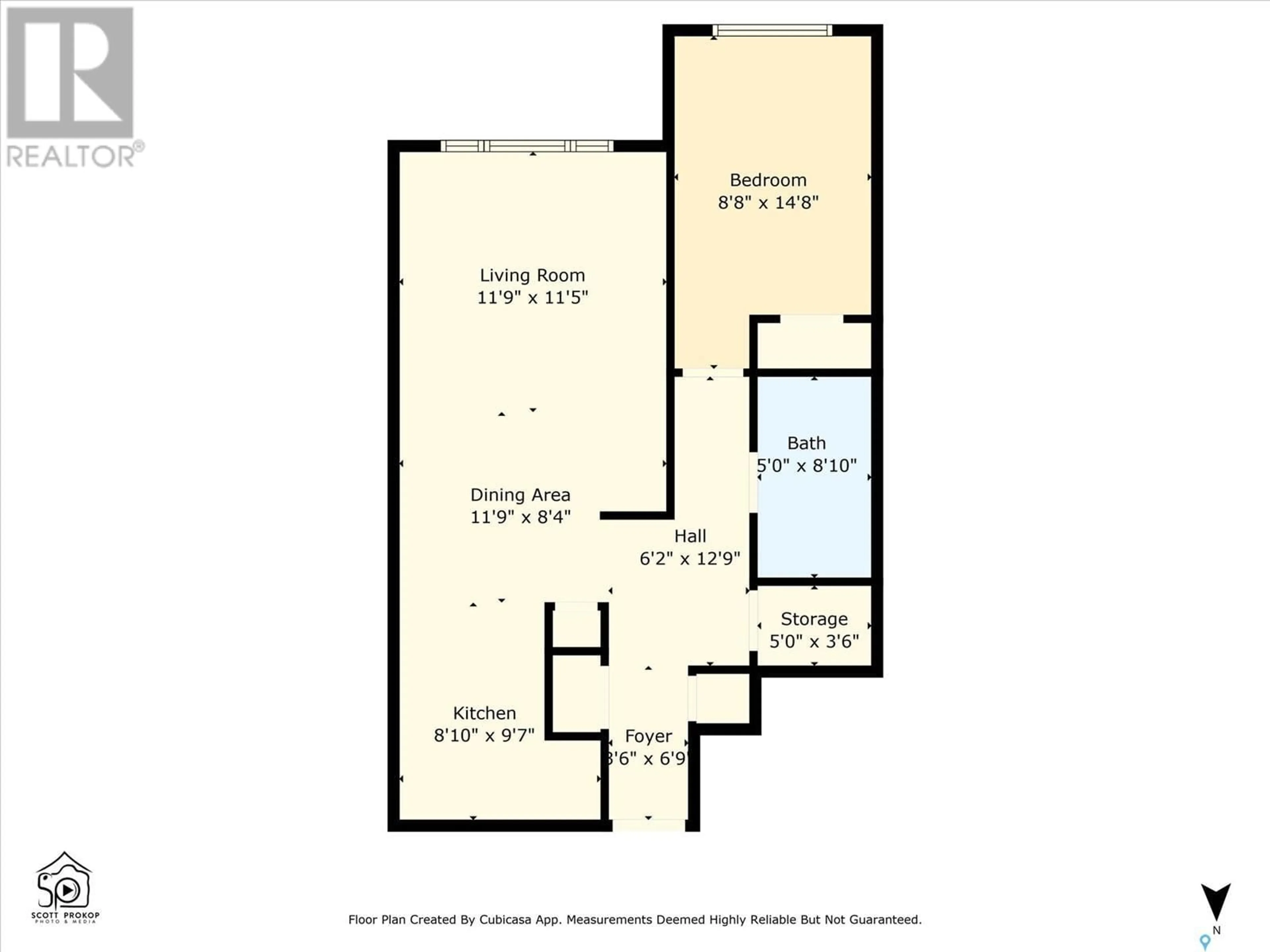 Floor plan for 5 601 Lansdowne AVENUE, Saskatoon Saskatchewan S7N1E2