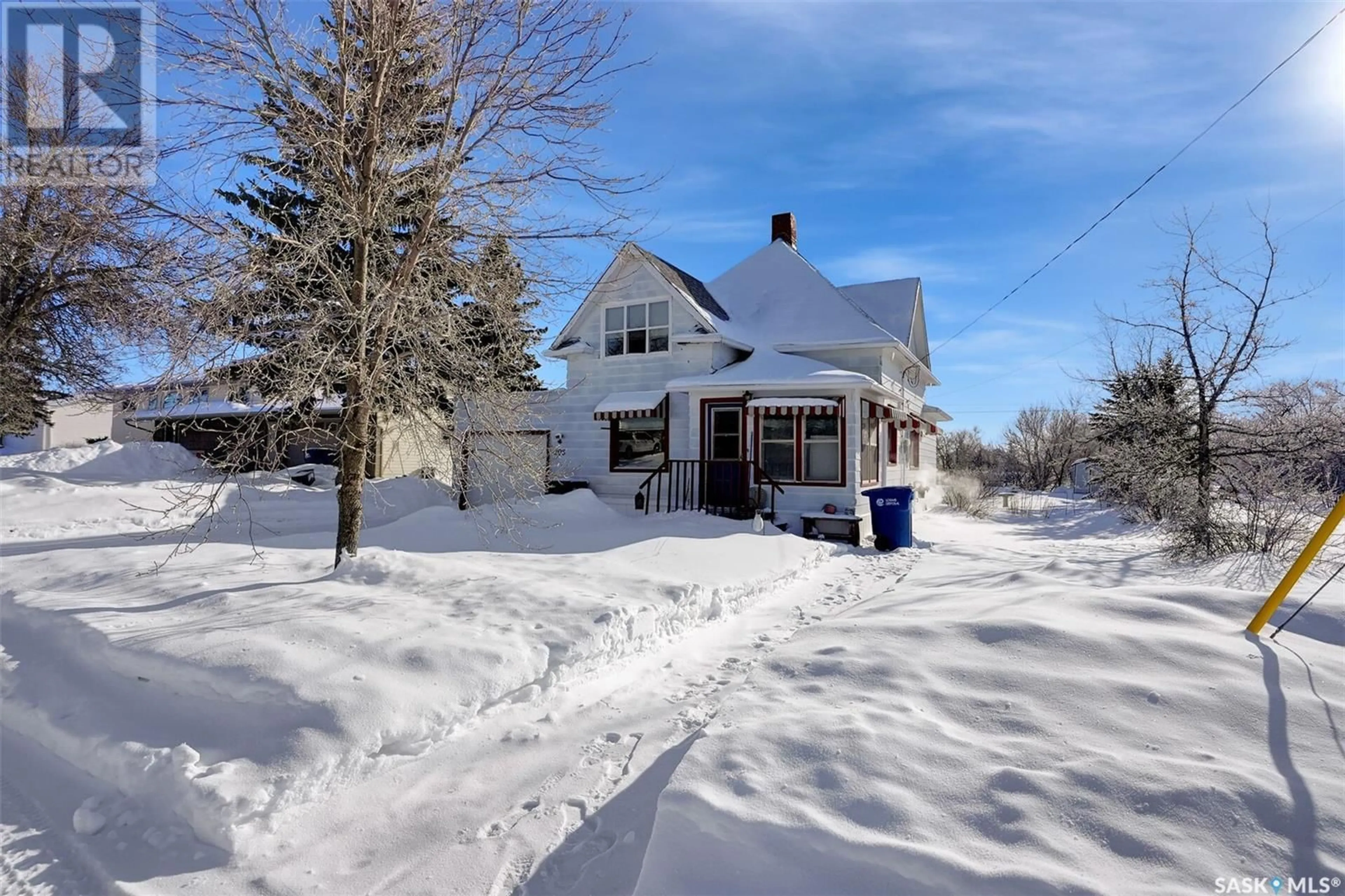 A pic from outside/outdoor area/front of a property/back of a property/a pic from drone, street for 208 Manson STREET, Rouleau Saskatchewan S0G4H0