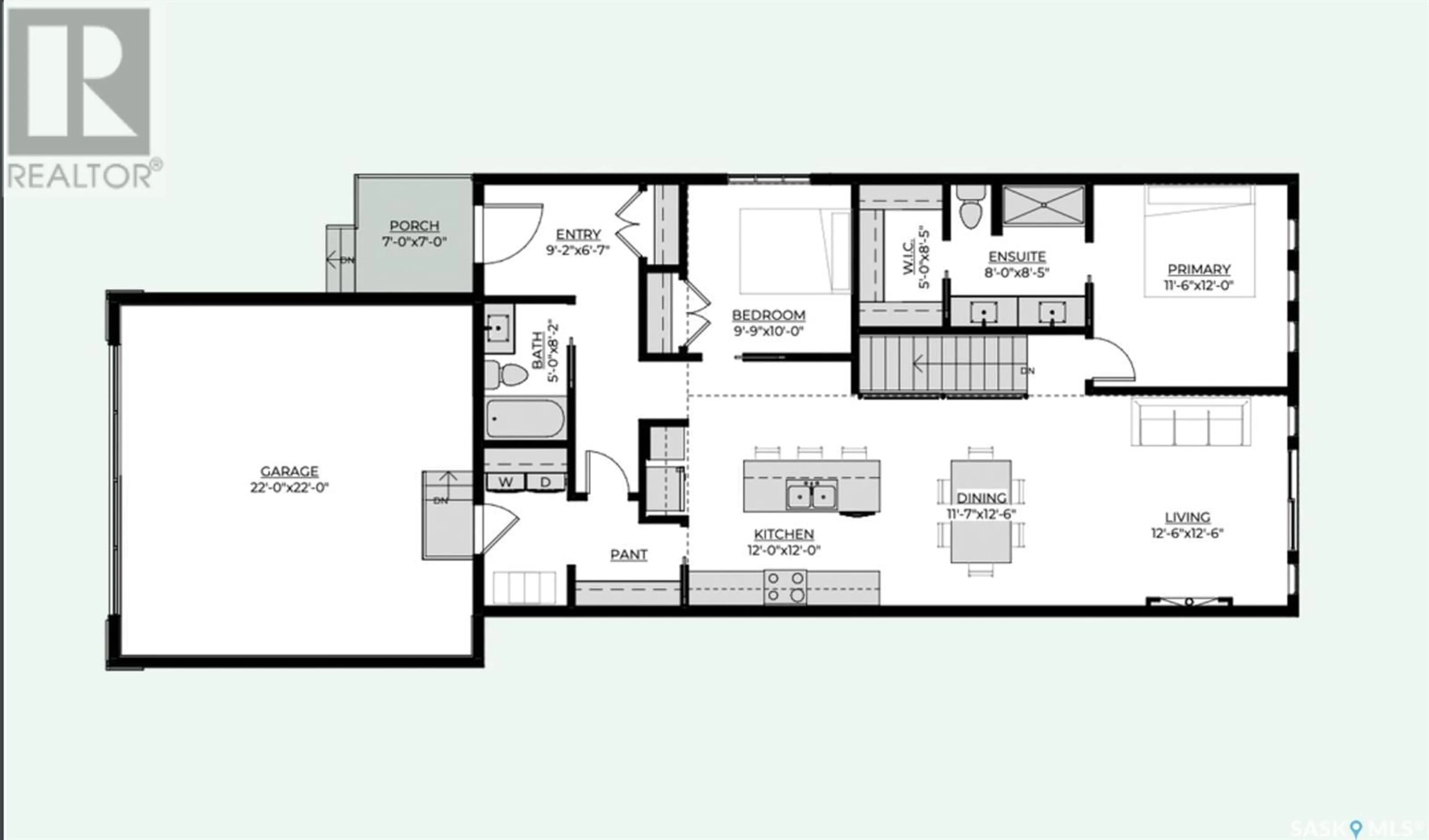 Floor plan for 543 DORAN CRESCENT, Saskatoon Saskatchewan S0K2T0