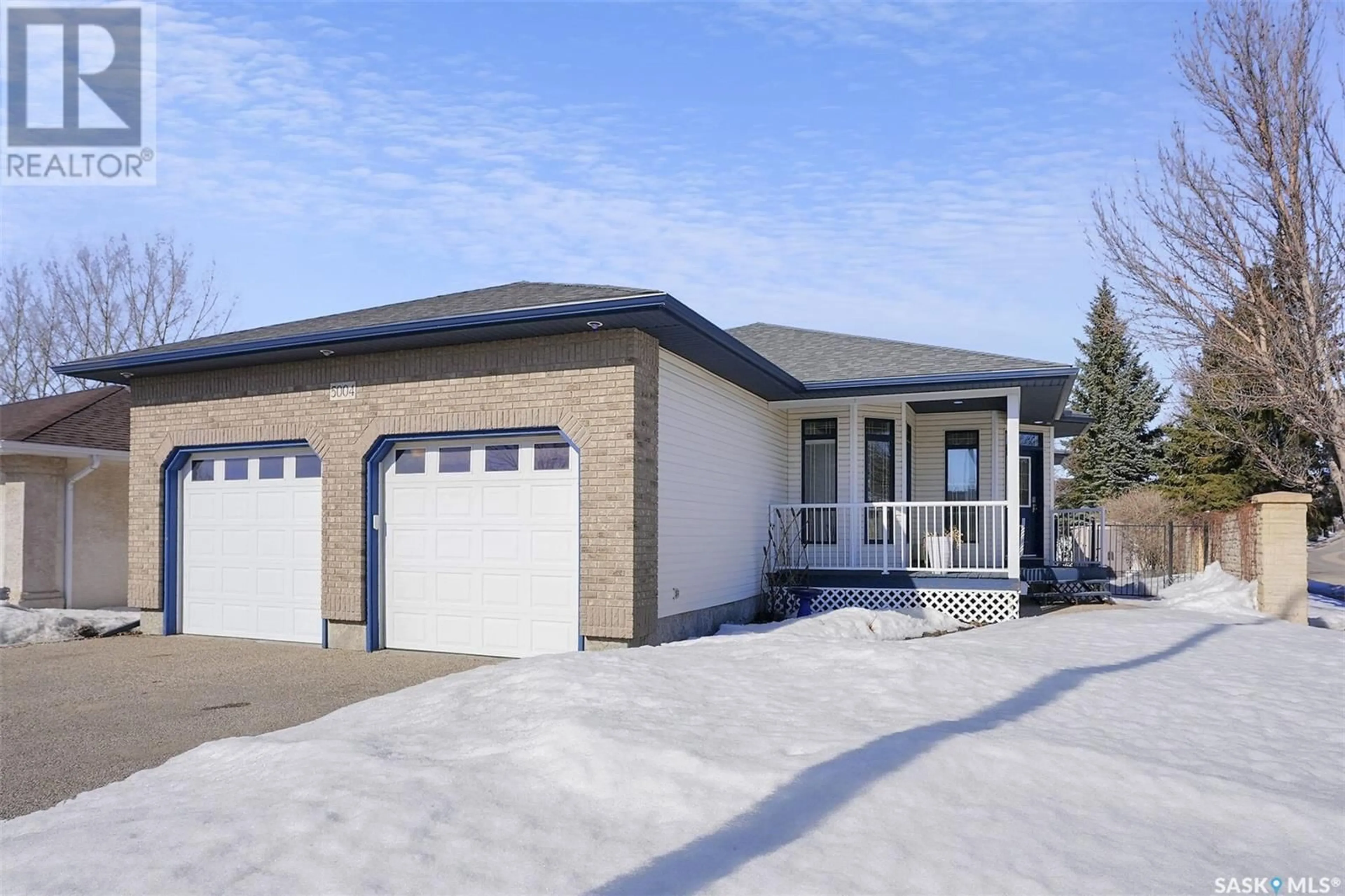 Home with vinyl exterior material, street for 5004 Holash WAY, Regina Saskatchewan S4X4M4