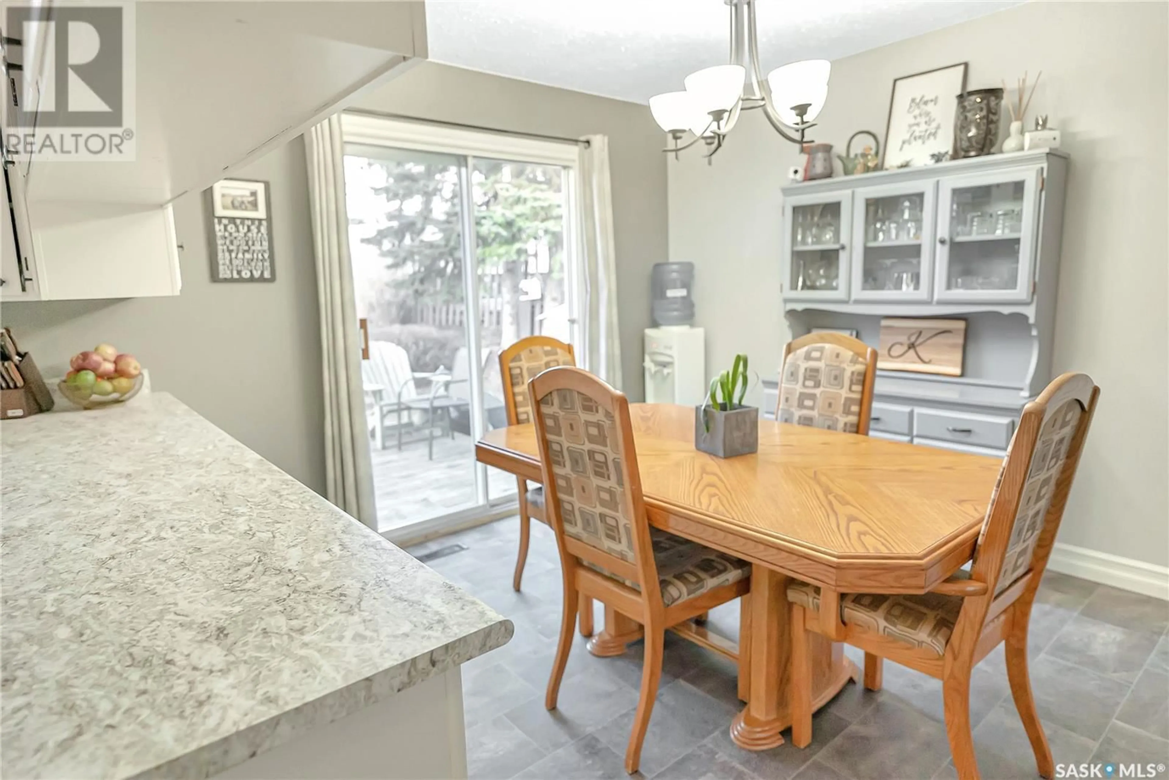 Open concept kitchen, ceramic/tile floor for 9705 97TH DRIVE, North Battleford Saskatchewan S9A3K3
