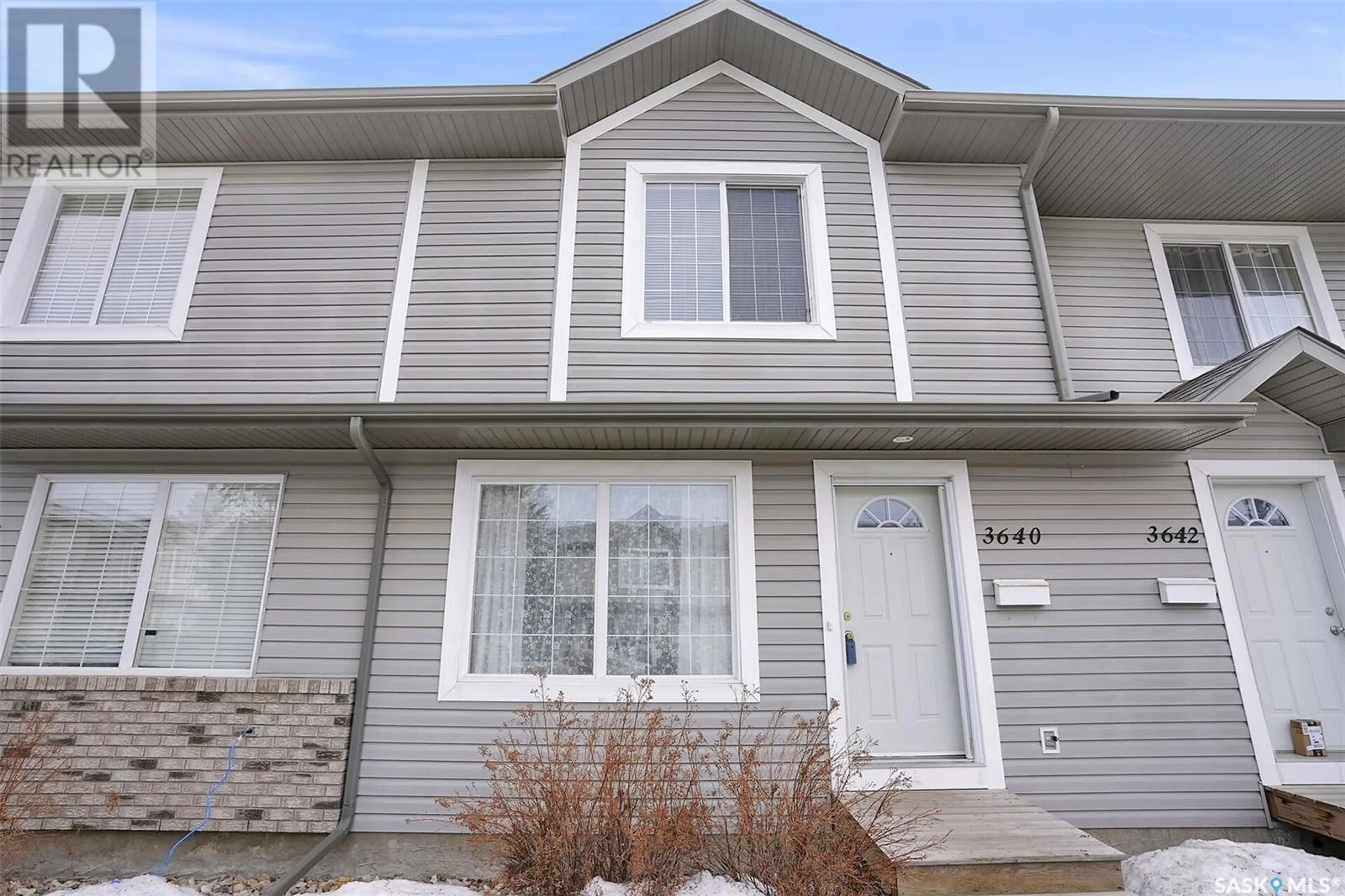 Home with vinyl exterior material, street for 3640 7TH AVENUE, Regina Saskatchewan S4N7R4