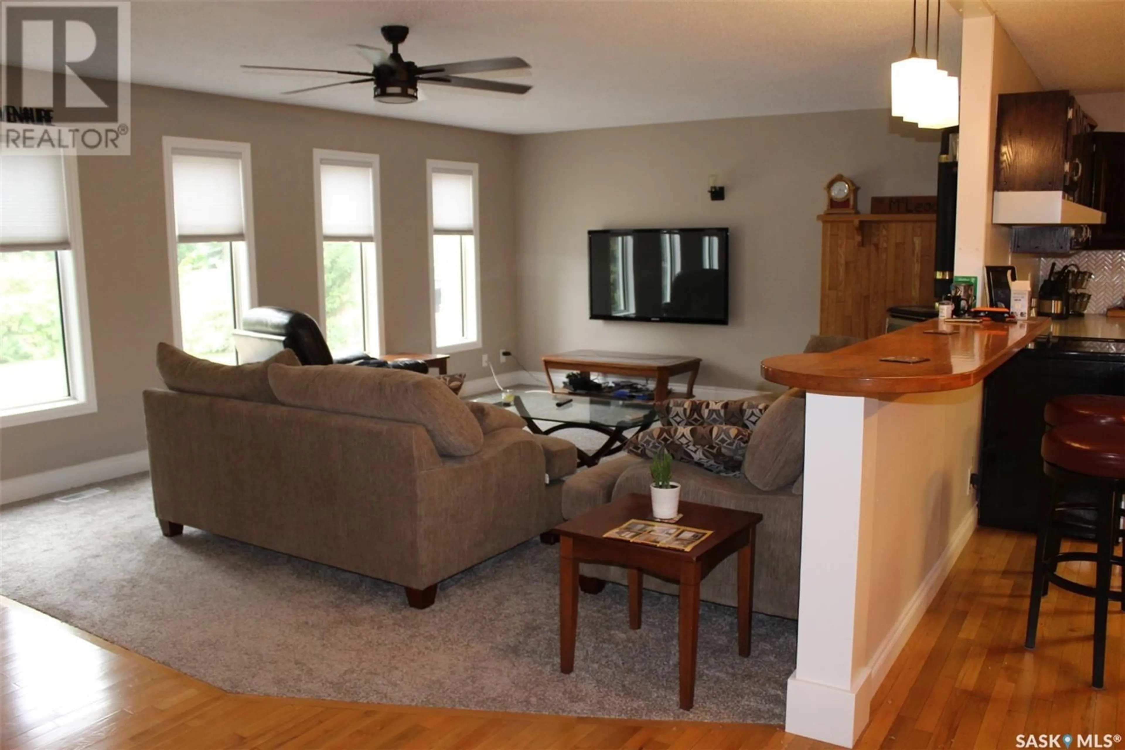 Living room with furniture, unknown for 319 4th STREET, North Weyburn Saskatchewan S0C1X0