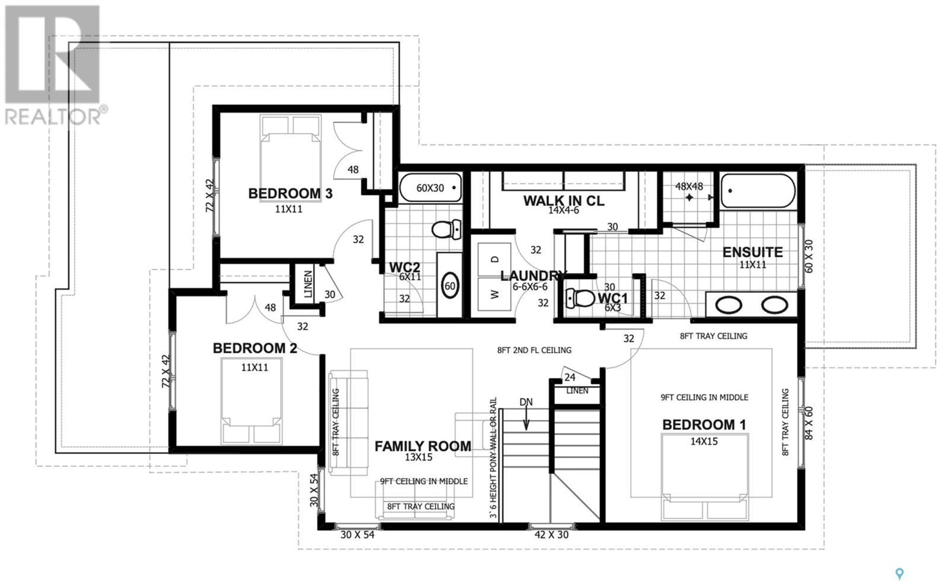 Floor plan for 271 FLYNN BEND, Saskatoon Saskatchewan S7V1R9