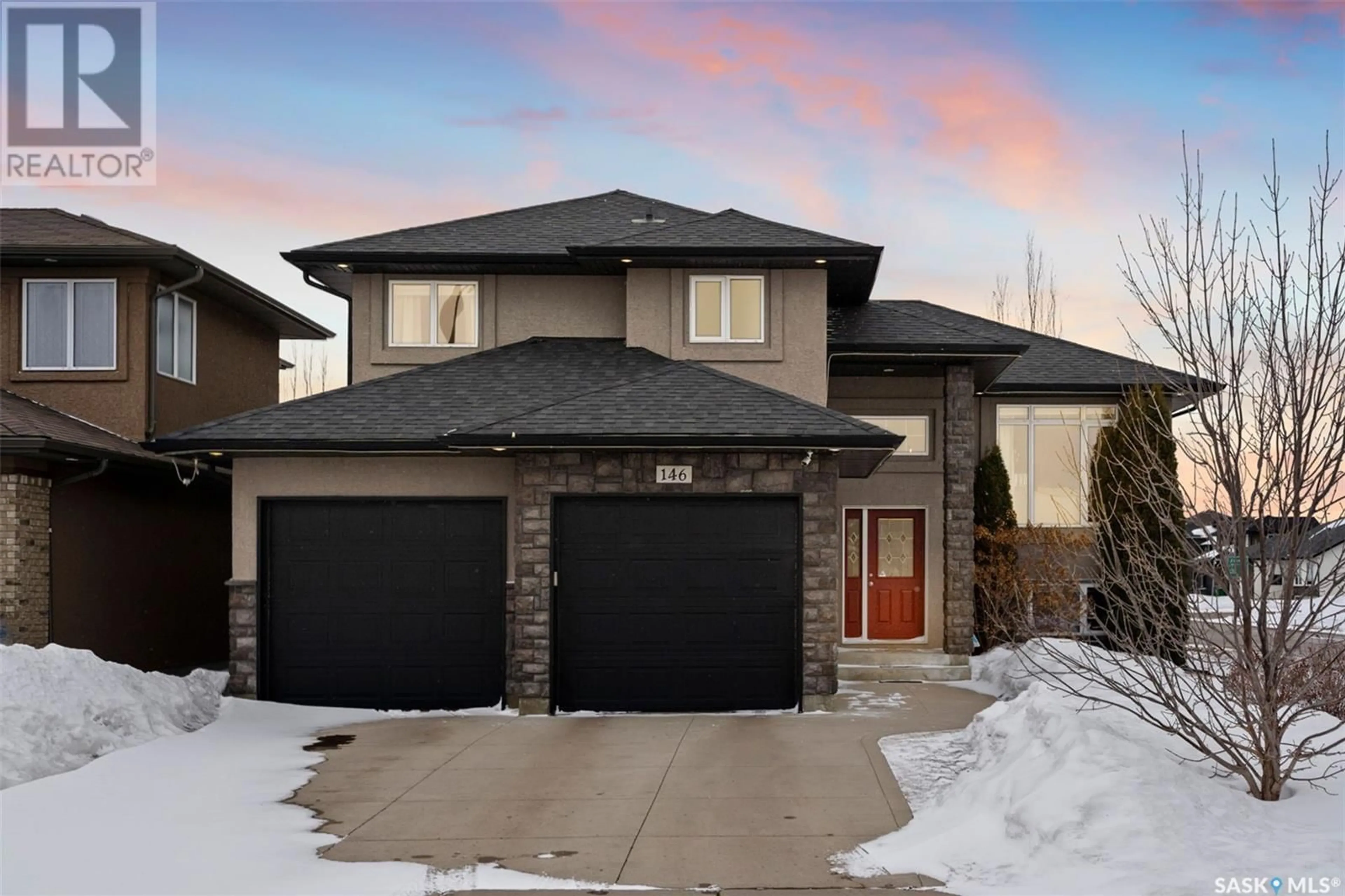 Home with brick exterior material, street for 146 Botting BAY, Saskatoon Saskatchewan S7W0C5