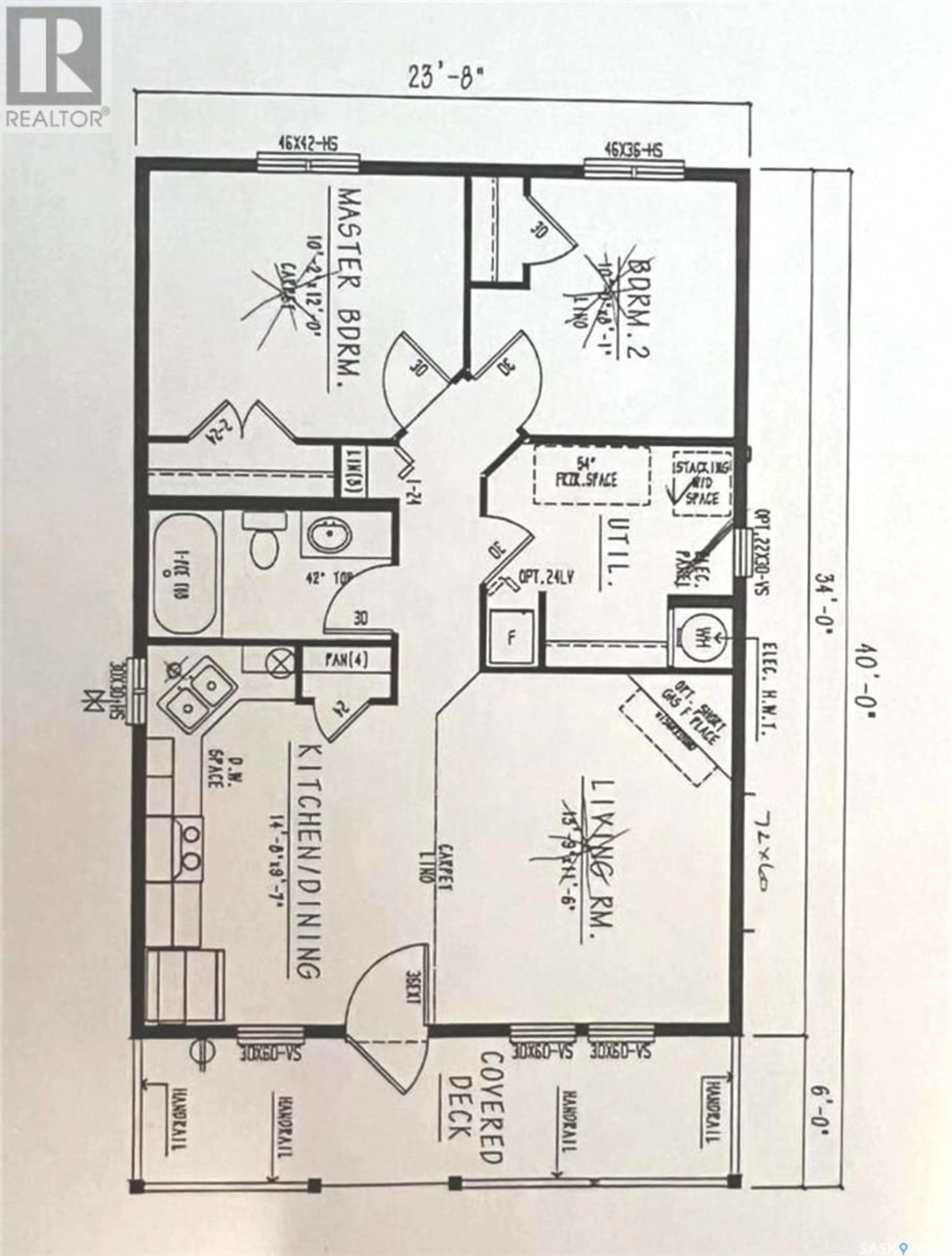 Floor plan for Ferguson Bay Saskatchewan S0N2X0