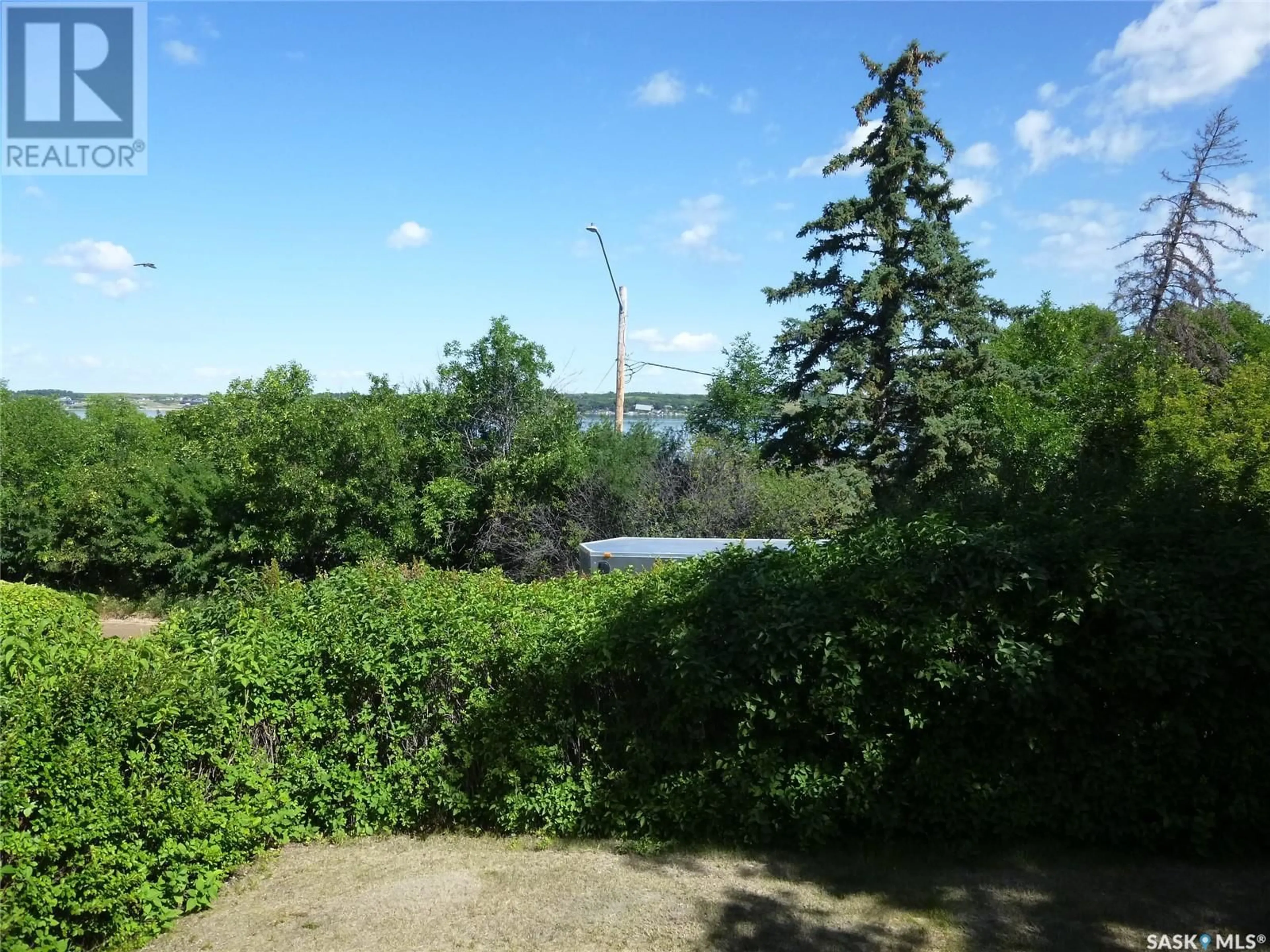 A pic from outside/outdoor area/front of a property/back of a property/a pic from drone, forest/trees view for 347 DALY AVENUE, Regina Beach Saskatchewan S0G4C0