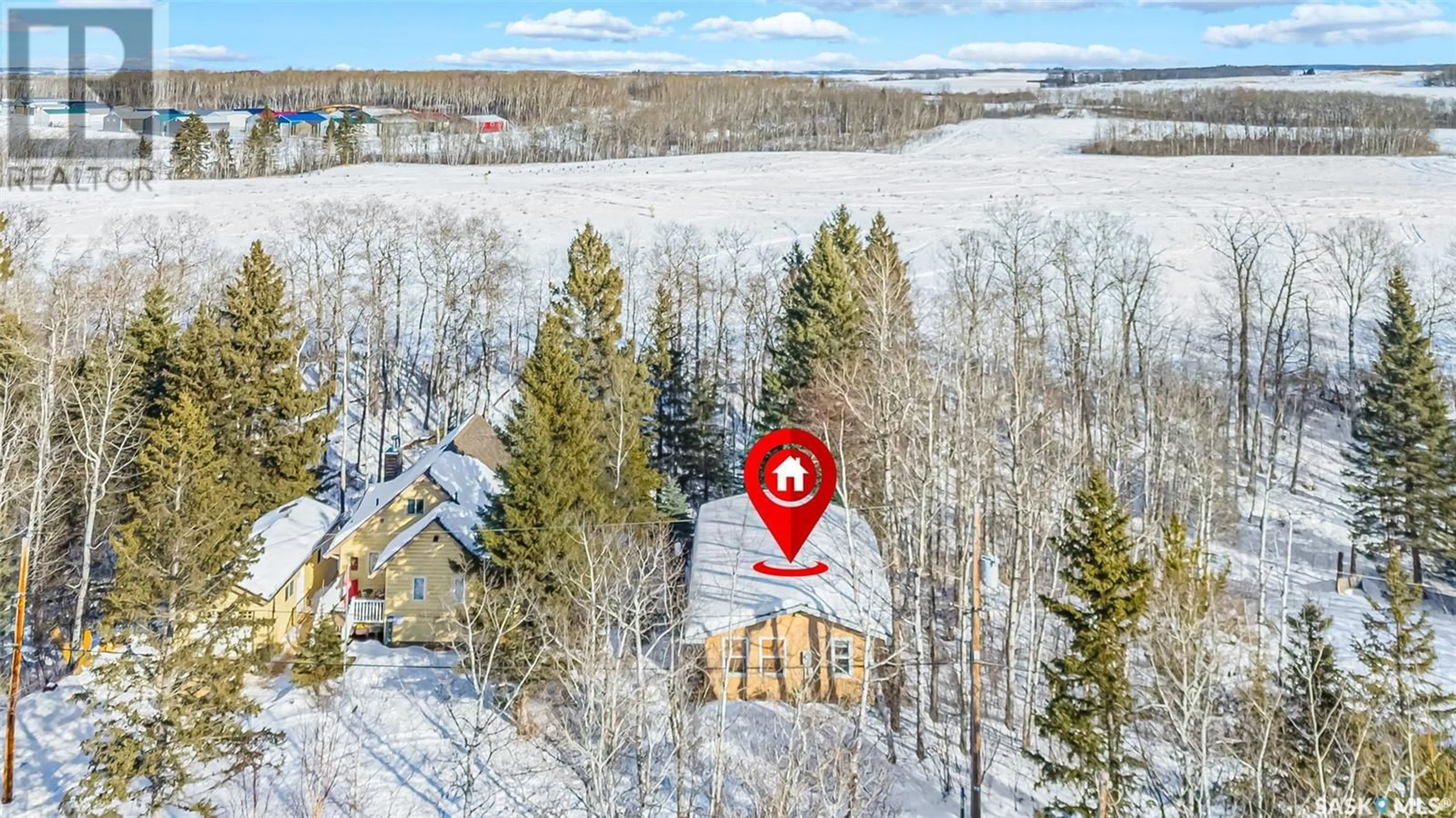 A pic from outside/outdoor area/front of a property/back of a property/a pic from drone, unknown for 317 SUNSET DRIVE, Echo Bay Saskatchewan S0J2G0
