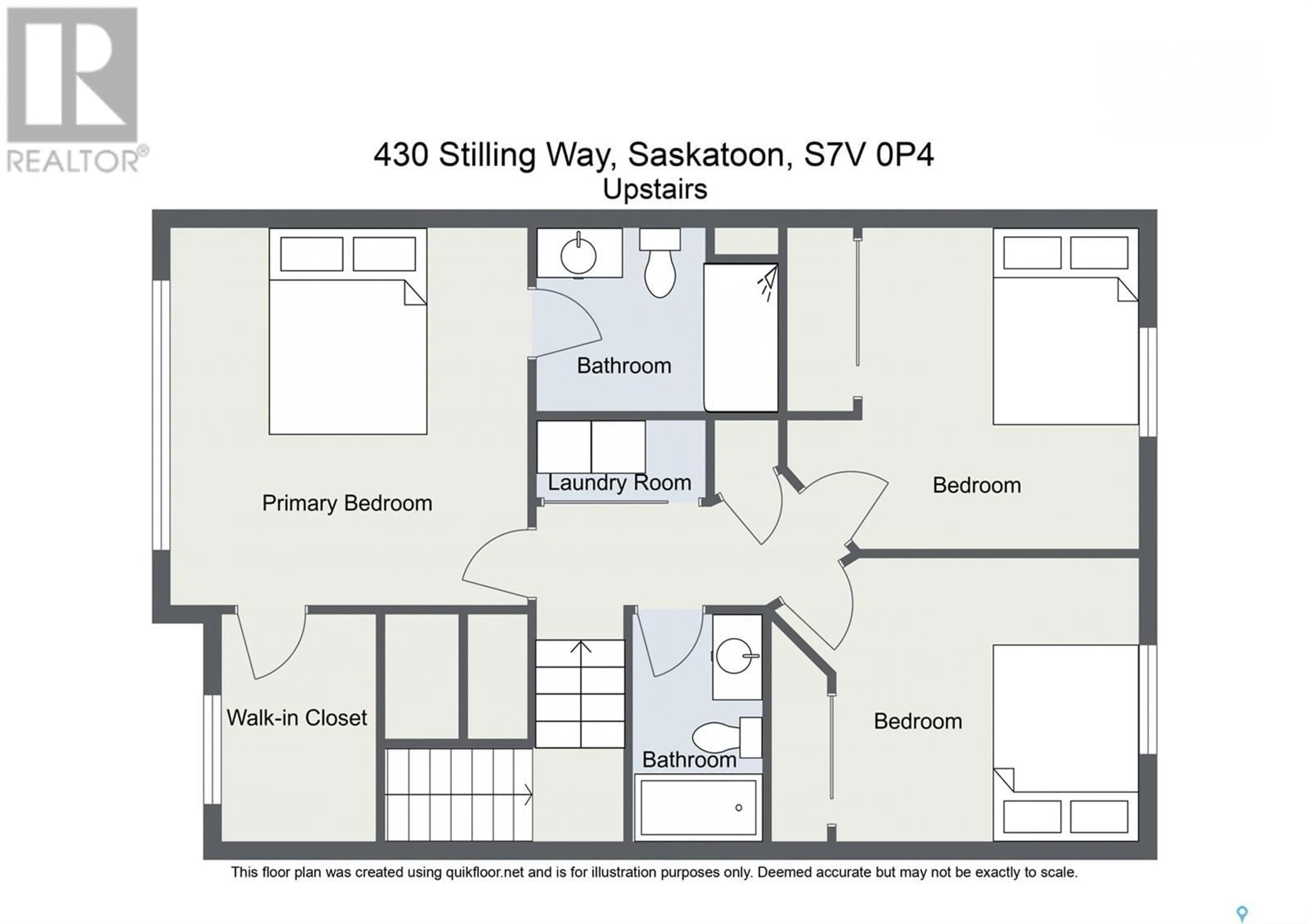 Floor plan for 430 Stilling WAY, Saskatoon Saskatchewan S7V0P4