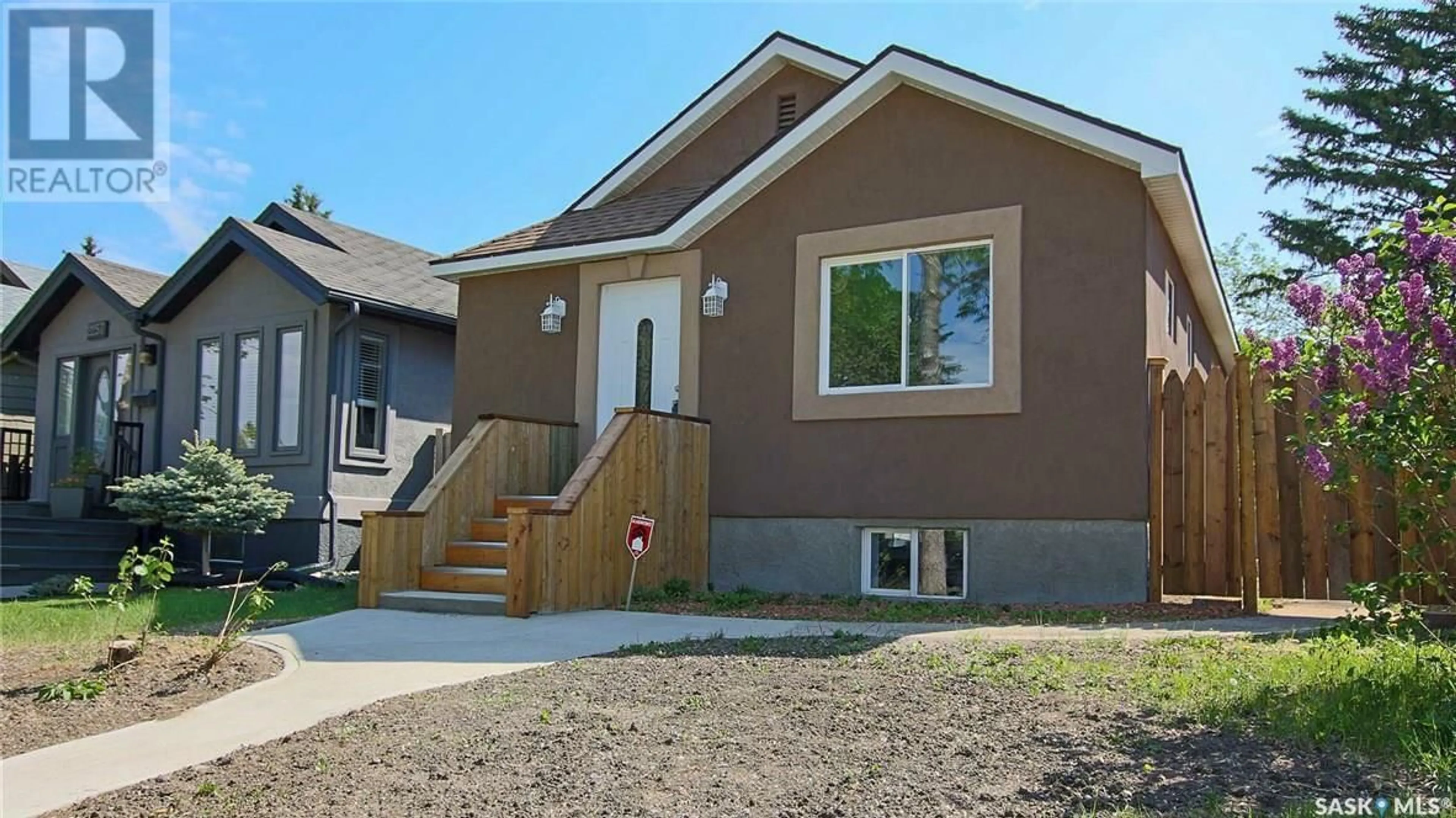 Home with vinyl exterior material, street for 2263 Broder STREET, Regina Saskatchewan S4N3S7