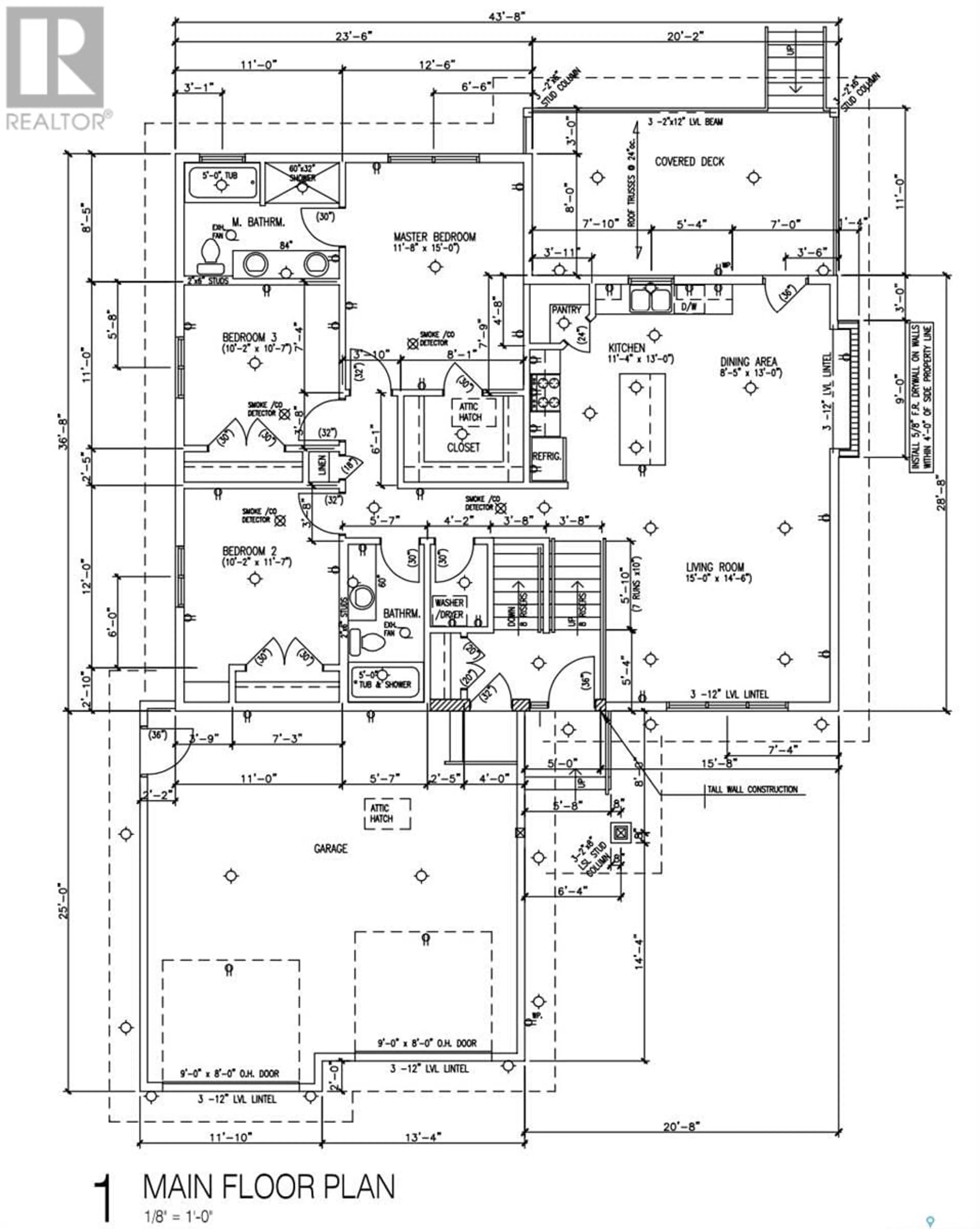 Floor plan for 730 WEIR CRESCENT, Warman Saskatchewan S0K4S4