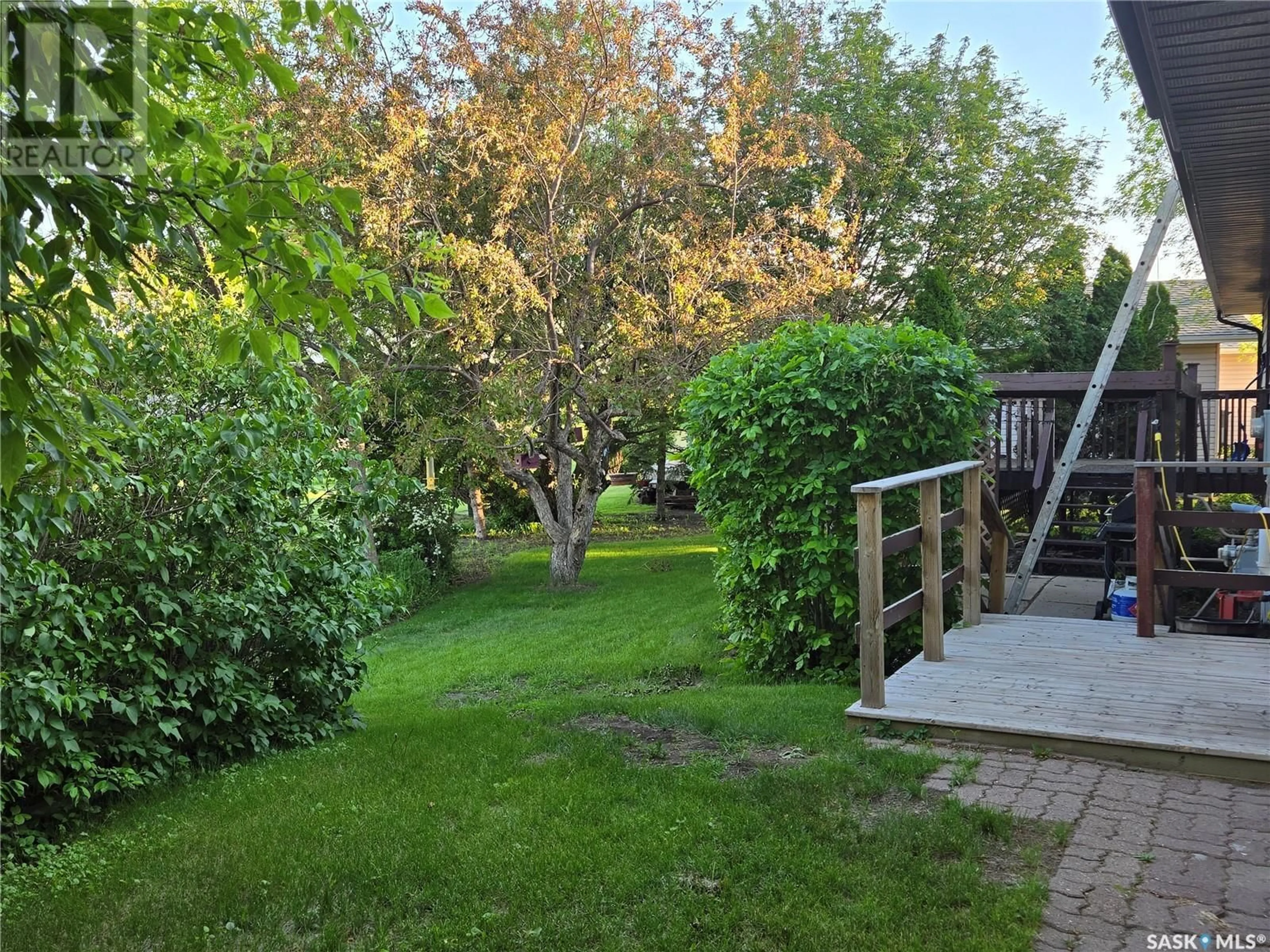 Patio, forest/trees view for 100 LUNDY PLACE, Stoughton Saskatchewan S0G4T0