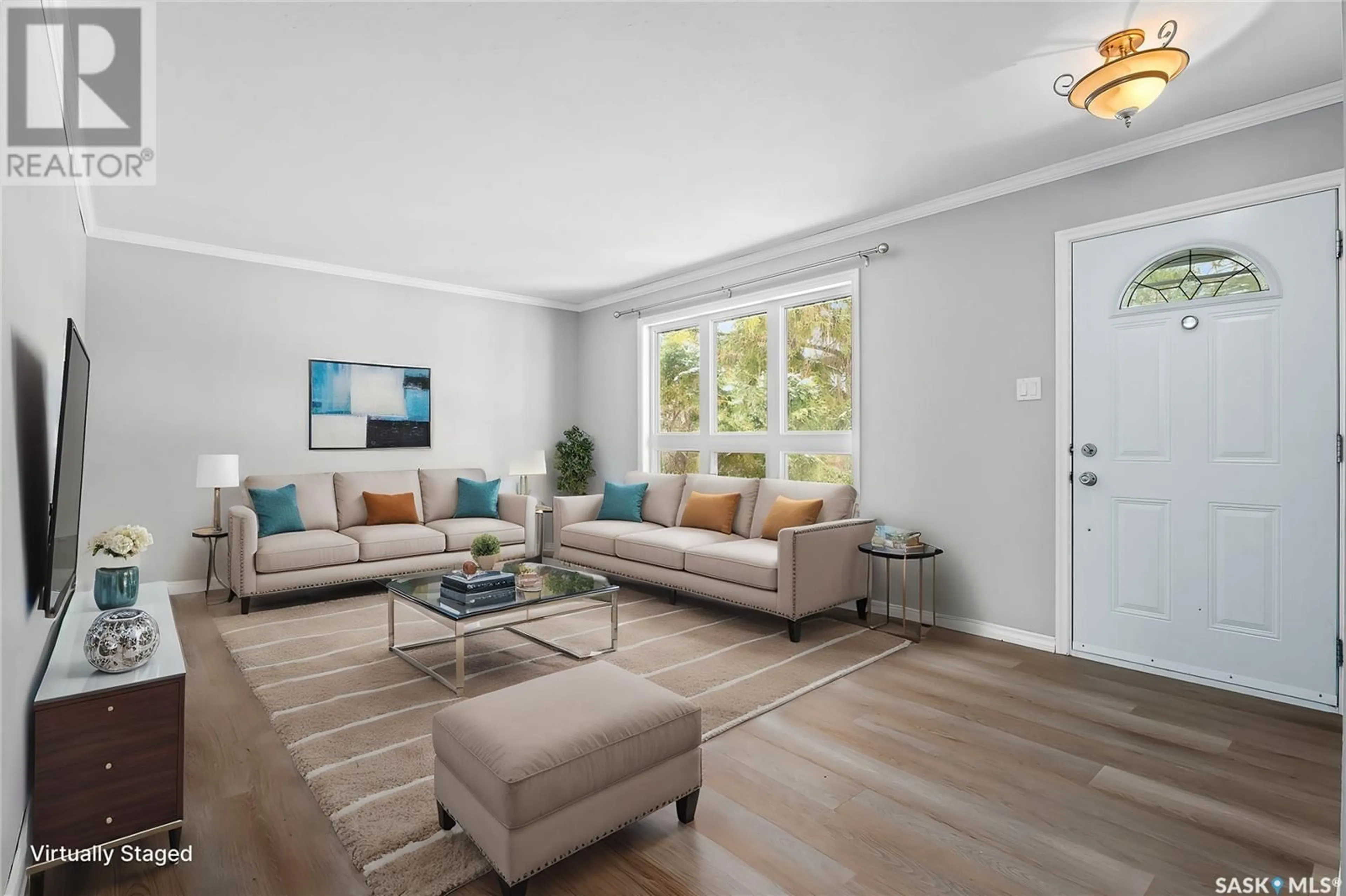 Living room with furniture, unknown for 89 DAISY CRESCENT, Moose Jaw Saskatchewan S6J1C3
