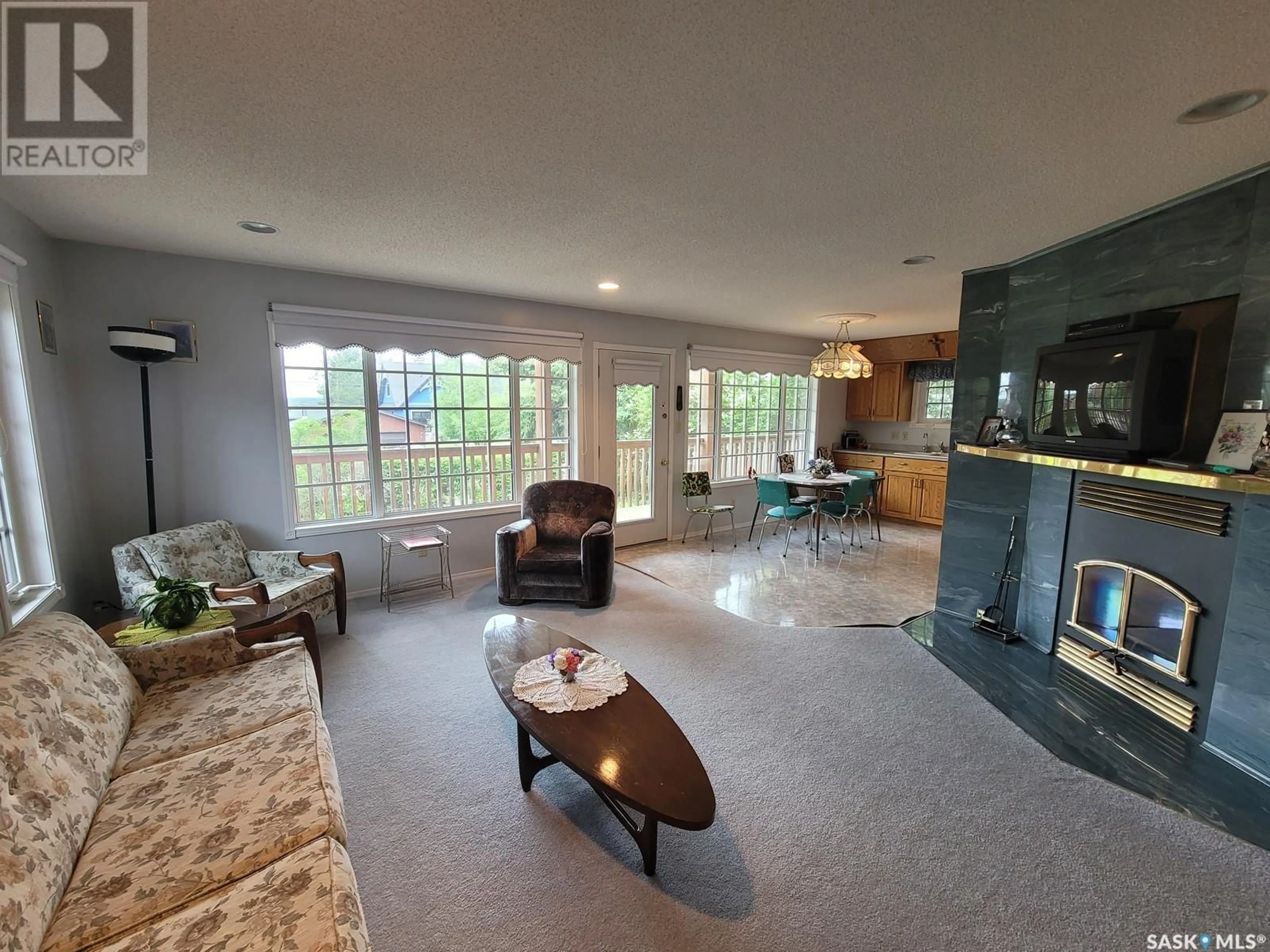 Living room with furniture, ceramic/tile floor for 5 Christel CRESCENT, Lac Des Iles Saskatchewan S0M1A0