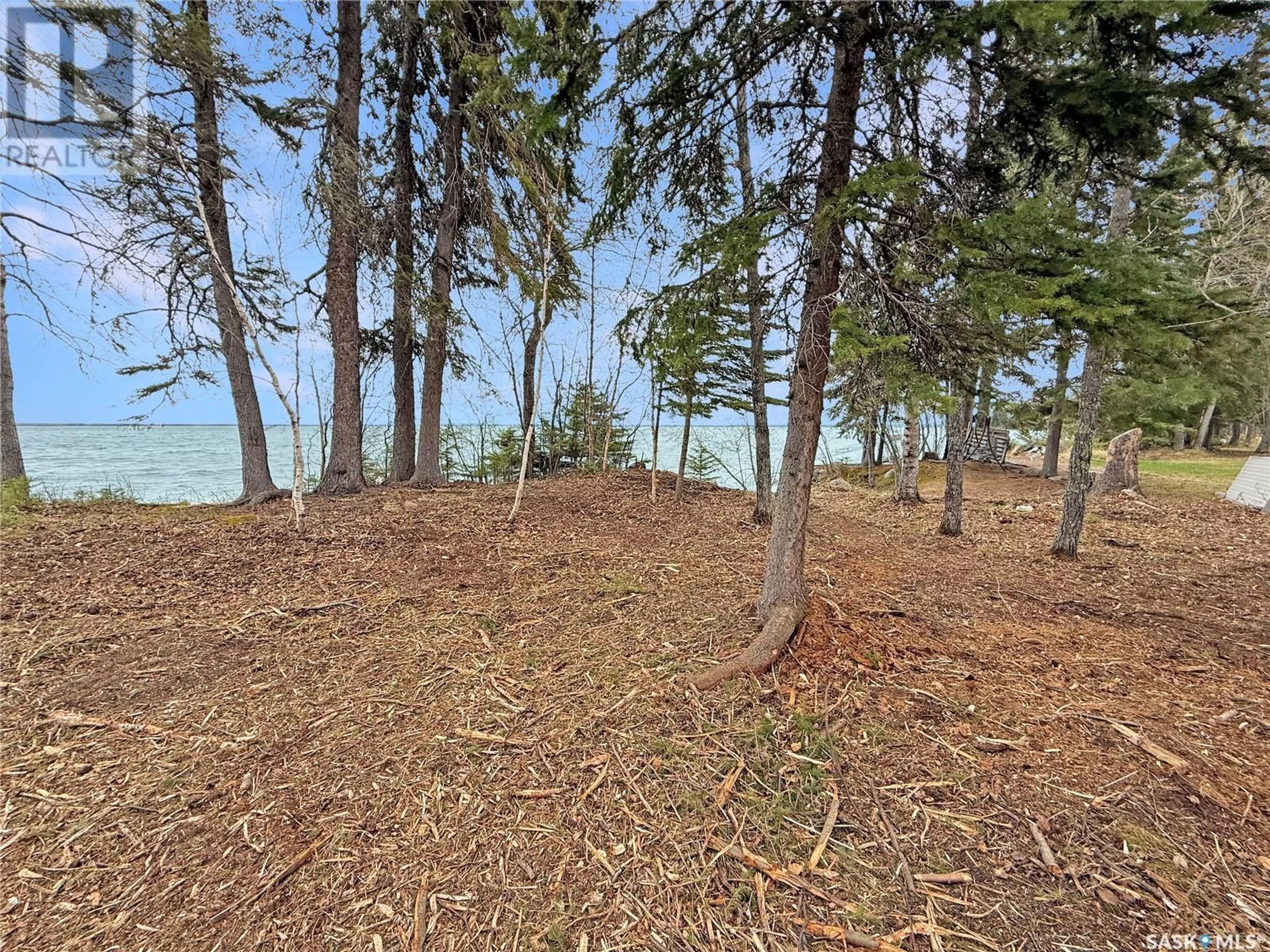 A pic from outside/outdoor area/front of a property/back of a property/a pic from drone, forest/trees view for 8 BESKAL PLACE, Candle Lake Saskatchewan S0J3E0