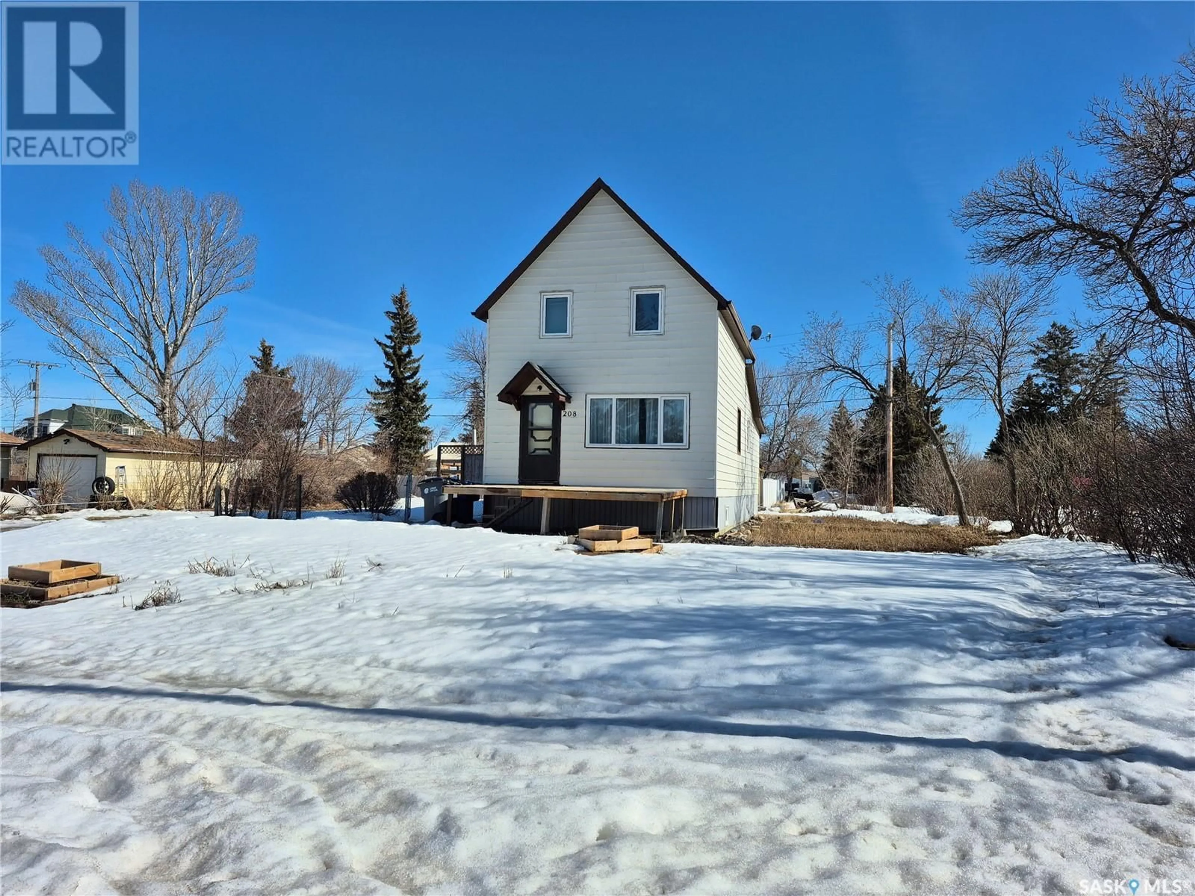 A pic from outside/outdoor area/front of a property/back of a property/a pic from drone, street for 208 MILLET STREET, Yellow Grass Saskatchewan S0G5J0