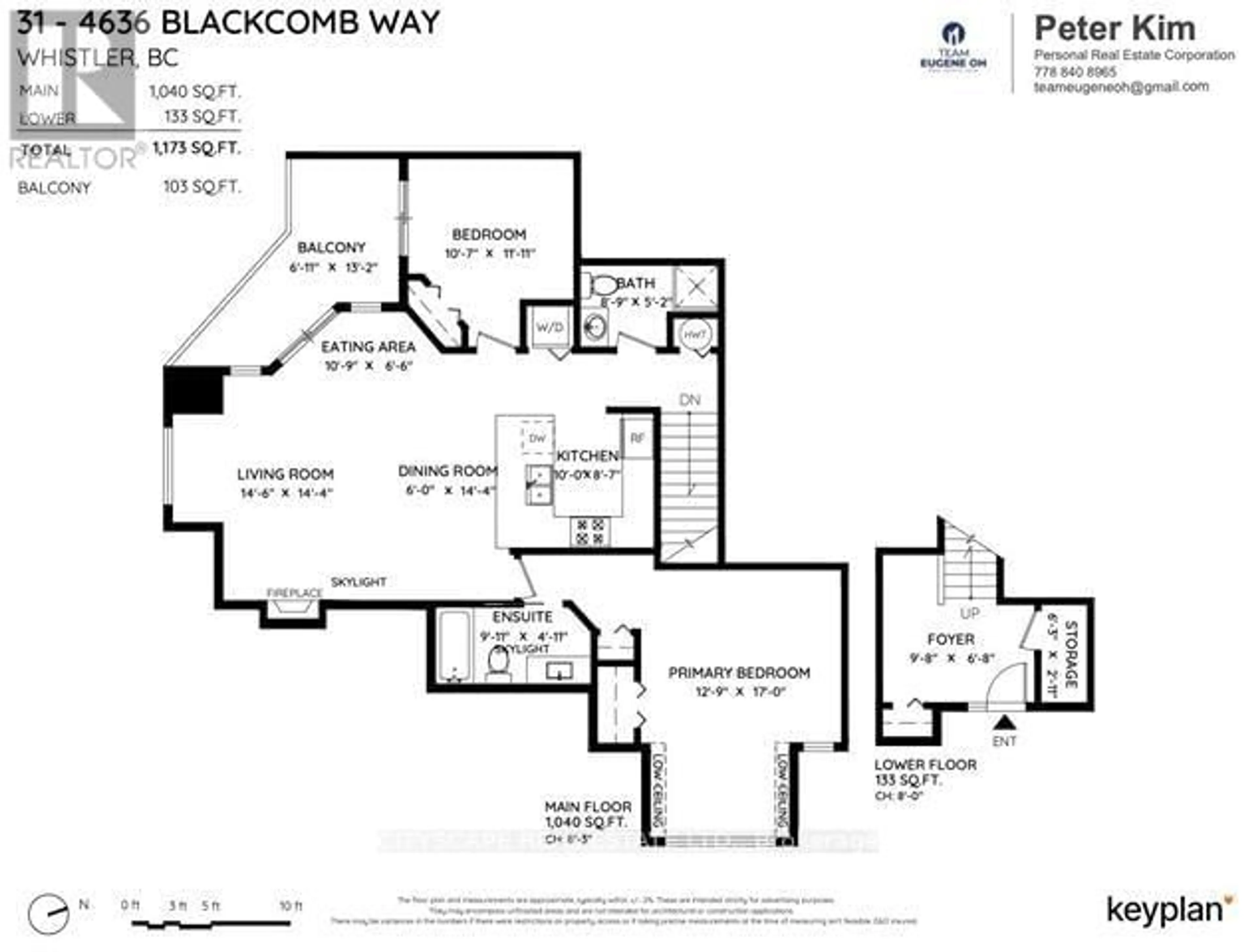 Floor plan for 31 - 4636 BLACKCOMB WAY, Whistler British Columbia V8E0H2