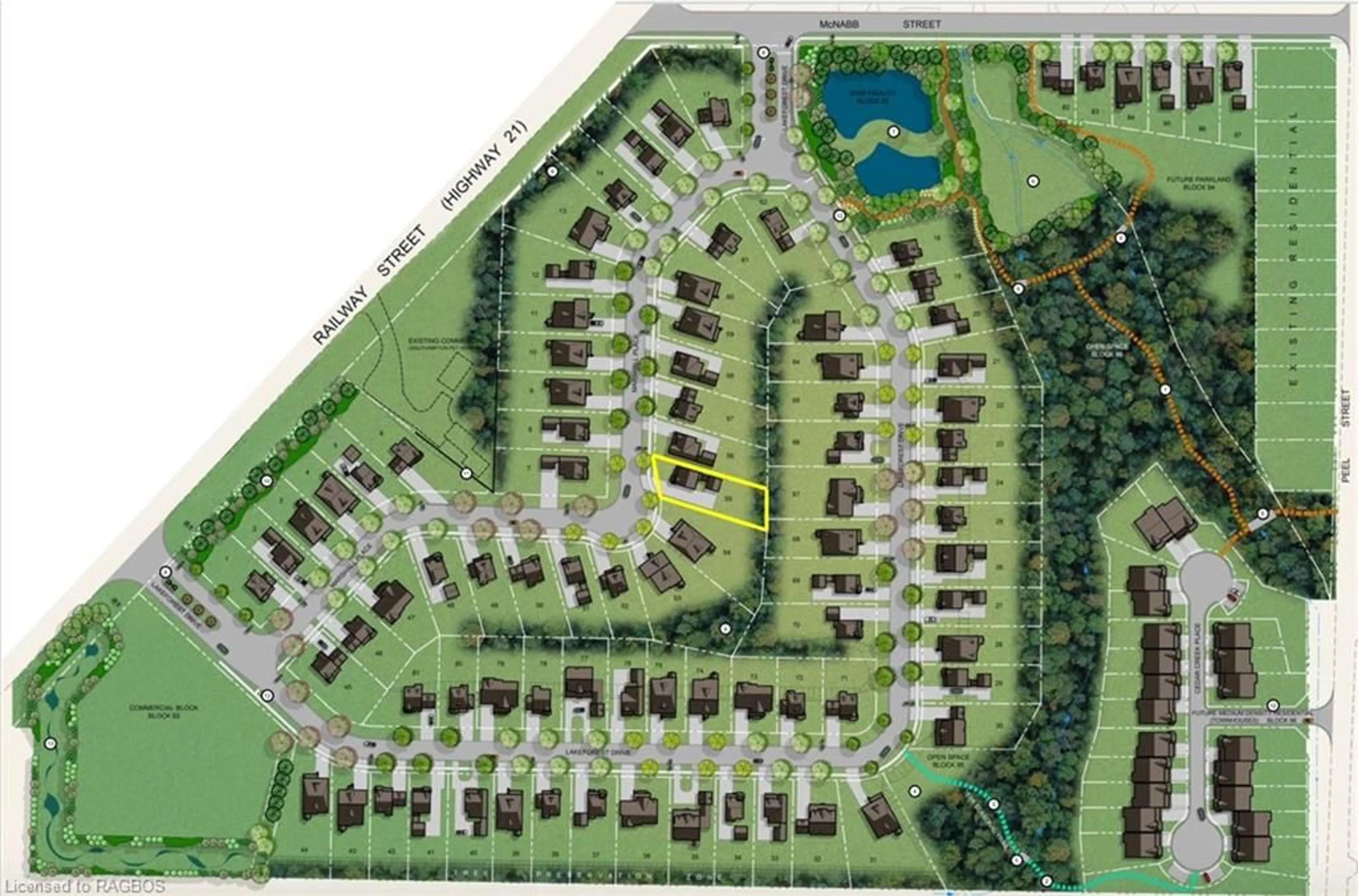 Floor plan for 21 Marshall Pl #Lot 55, Saugeen Shores Ontario N0H 2L0
