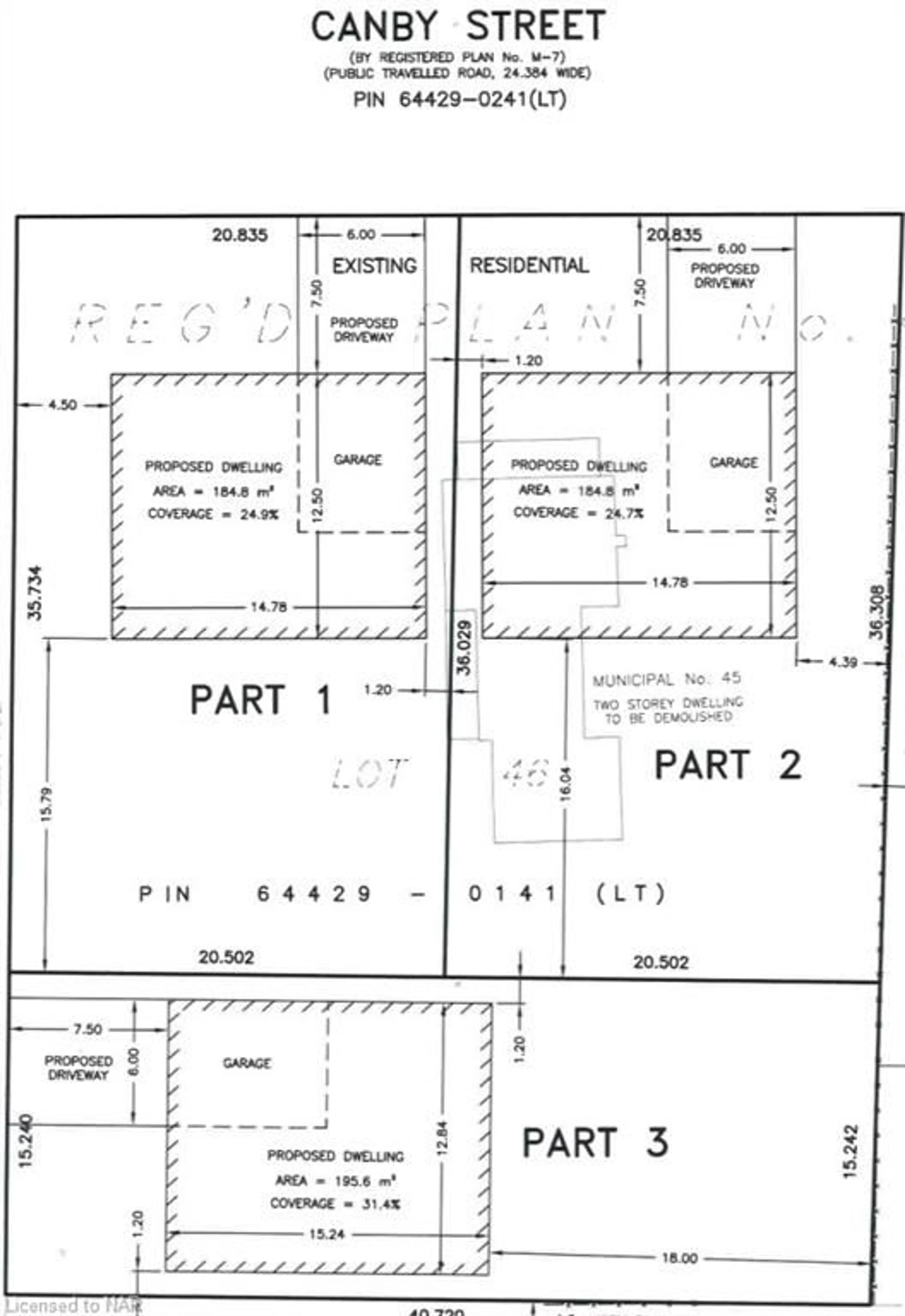 Floor plan for 45 Canby St, Thorold Ontario 000 000