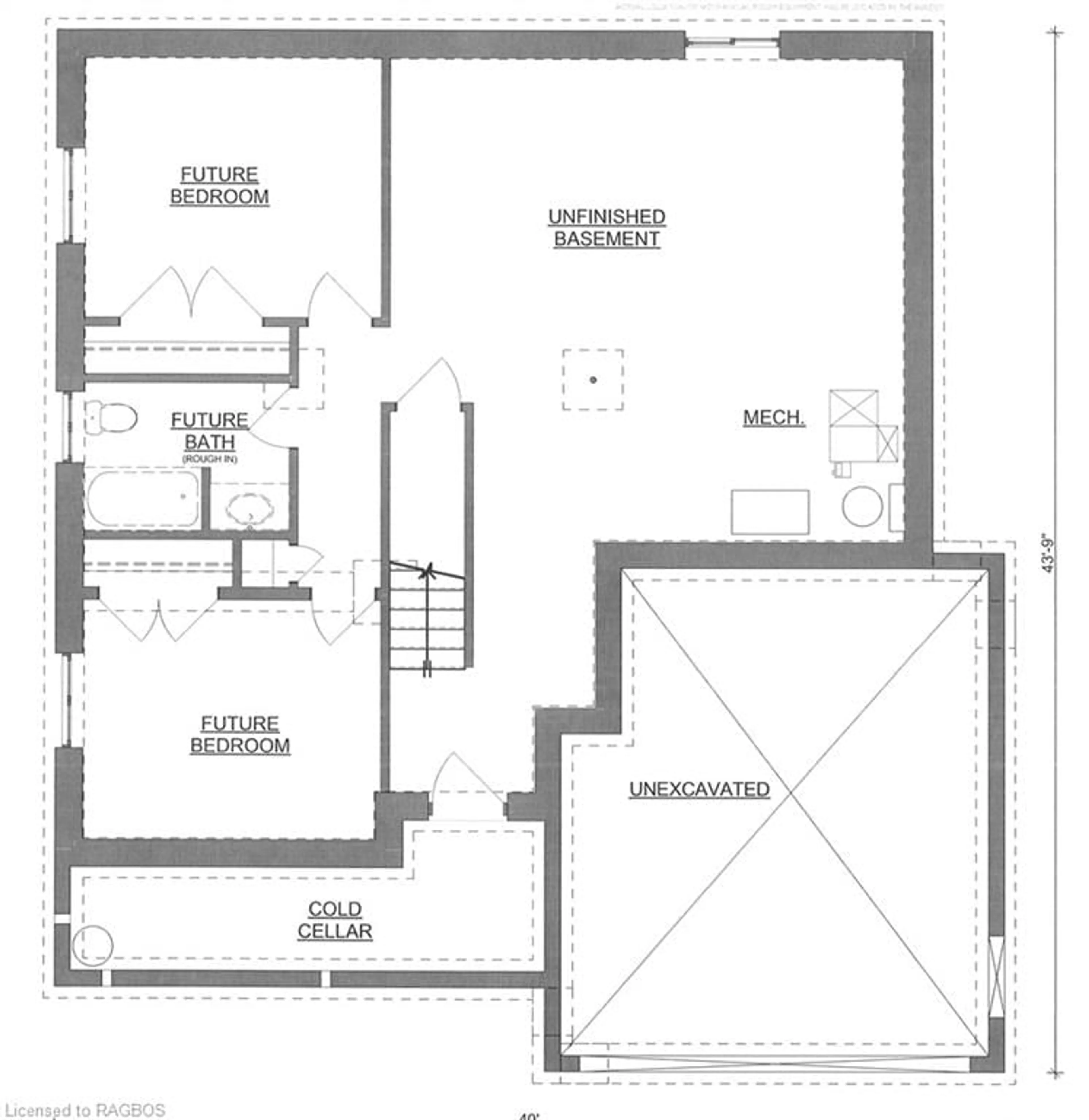 Floor plan for 216 Elgin St, Palmerston Ontario N0G 1Z0