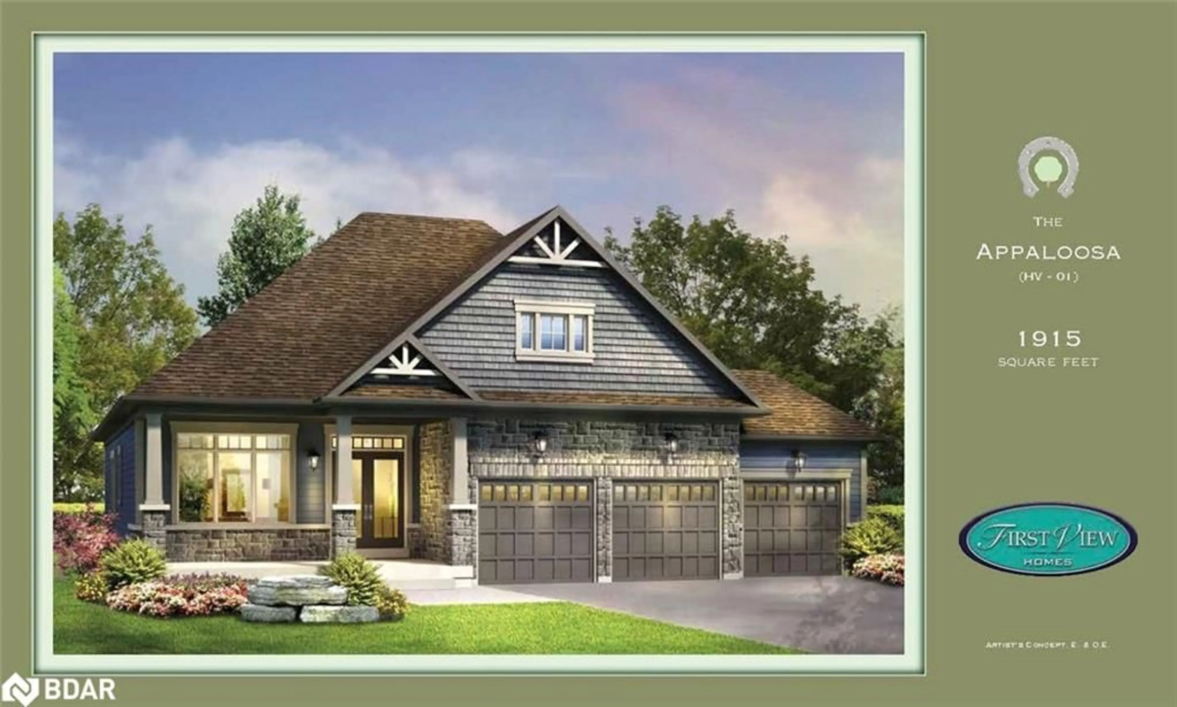 Home with brick exterior material for LOT 7 Cottonwood St, Anten Mills Ontario L0L 1Y2