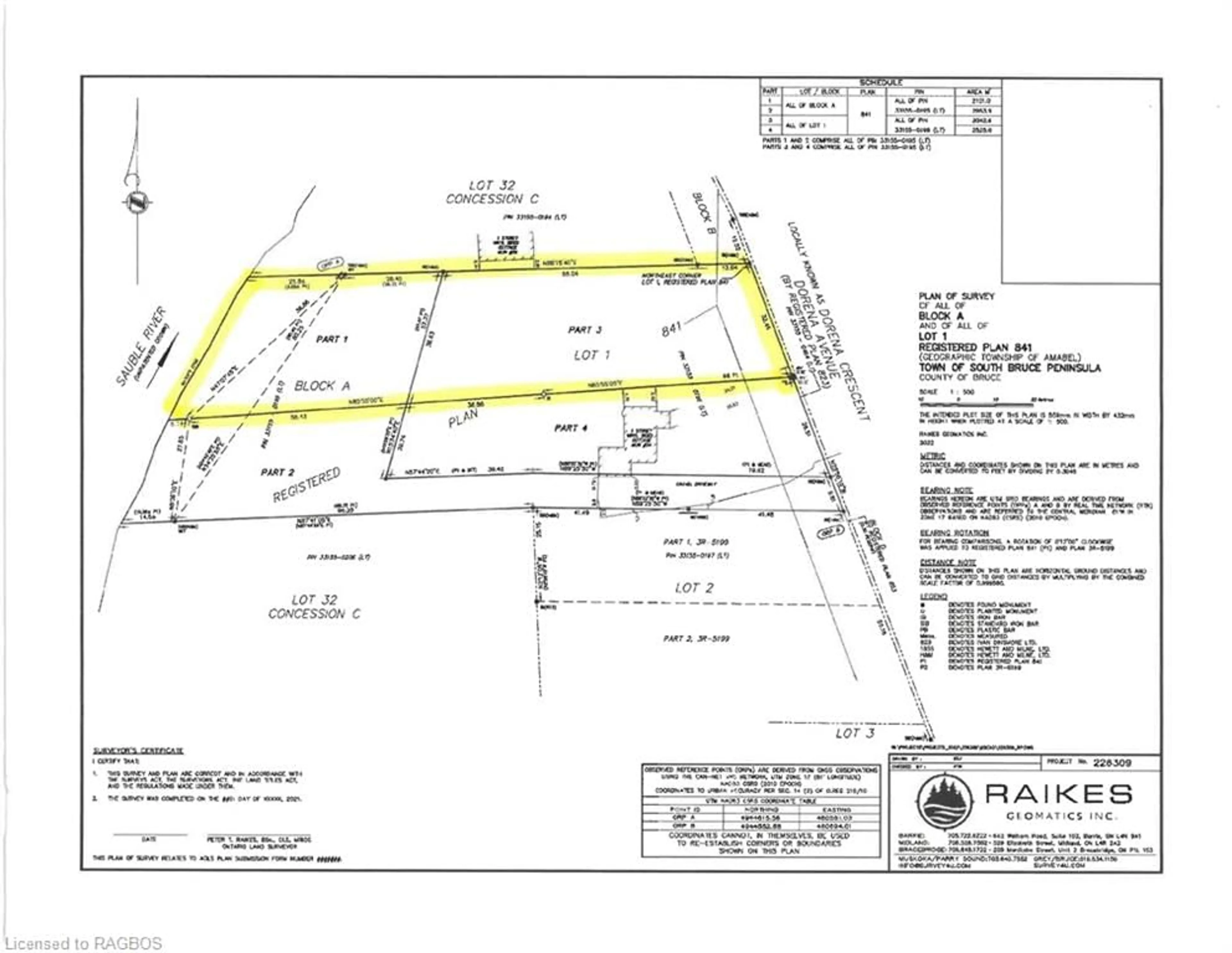 Floor plan for NA Dorena Cres, Sauble Beach Ontario N0H 2G0