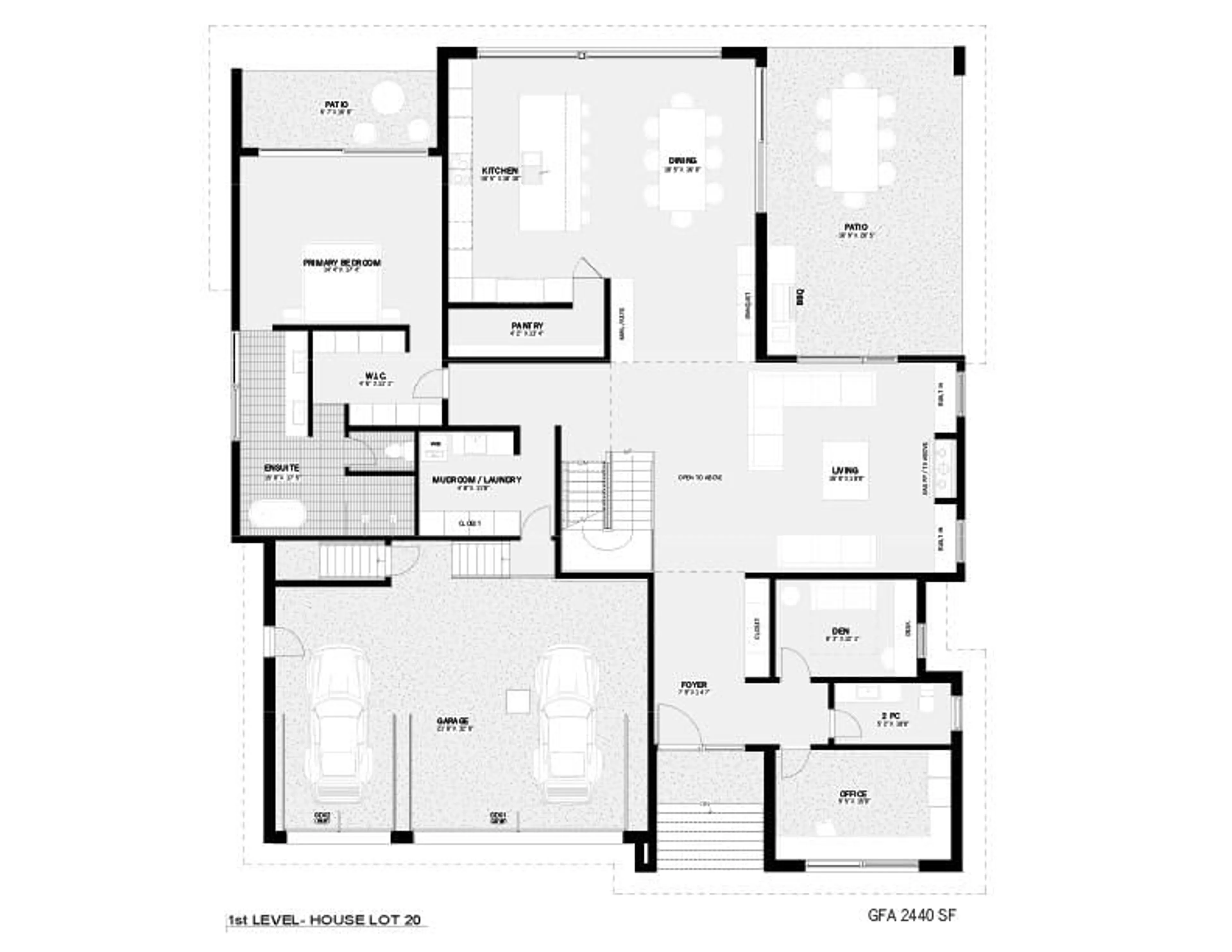 Floor plan for LOT 20 Barton Blvd, The Blue Mountains Ontario N0H 1J0