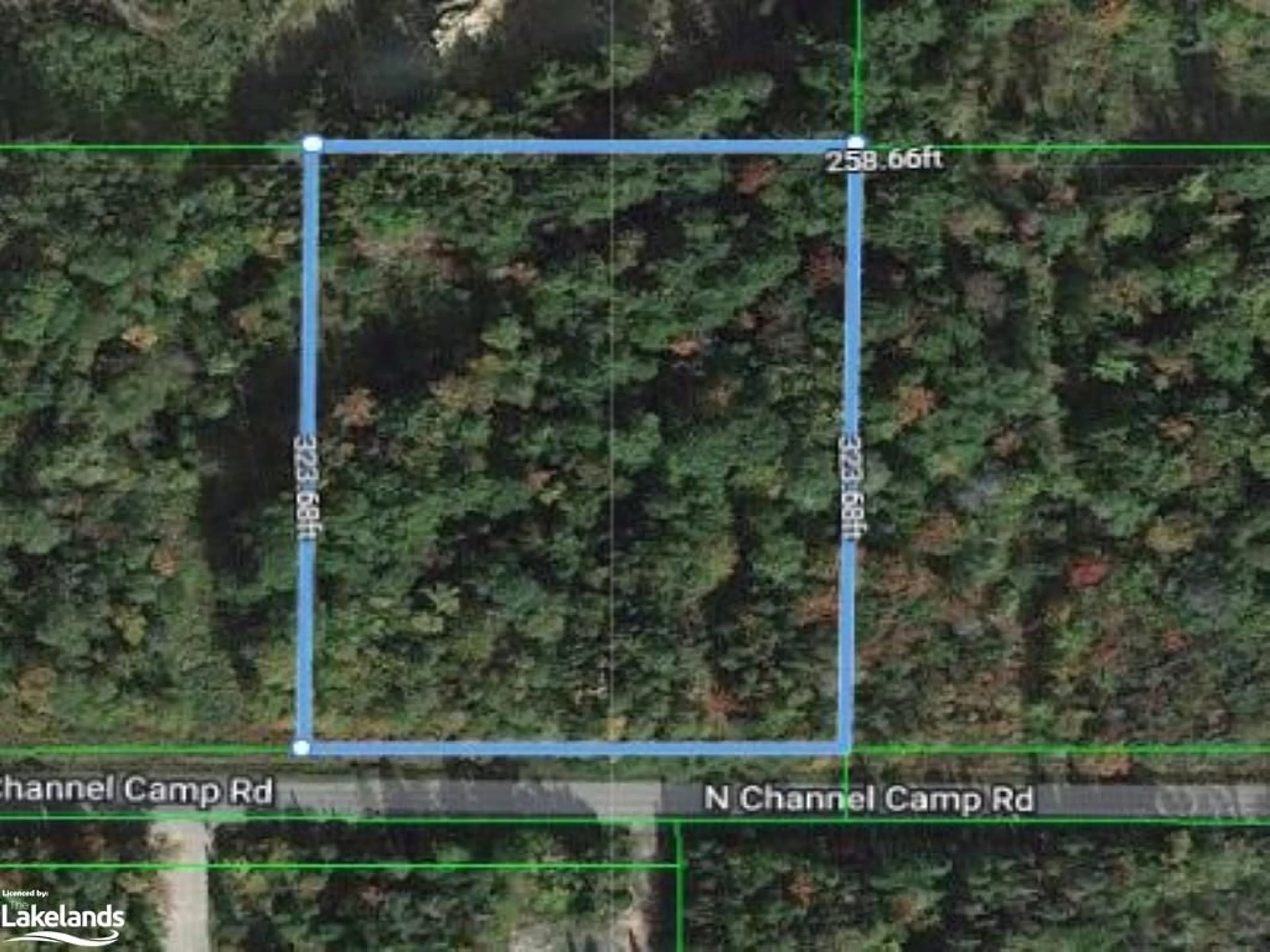 Picture of a map for PART 6 North Channel Camp Rd, Noëlville Ontario P0M 2N0