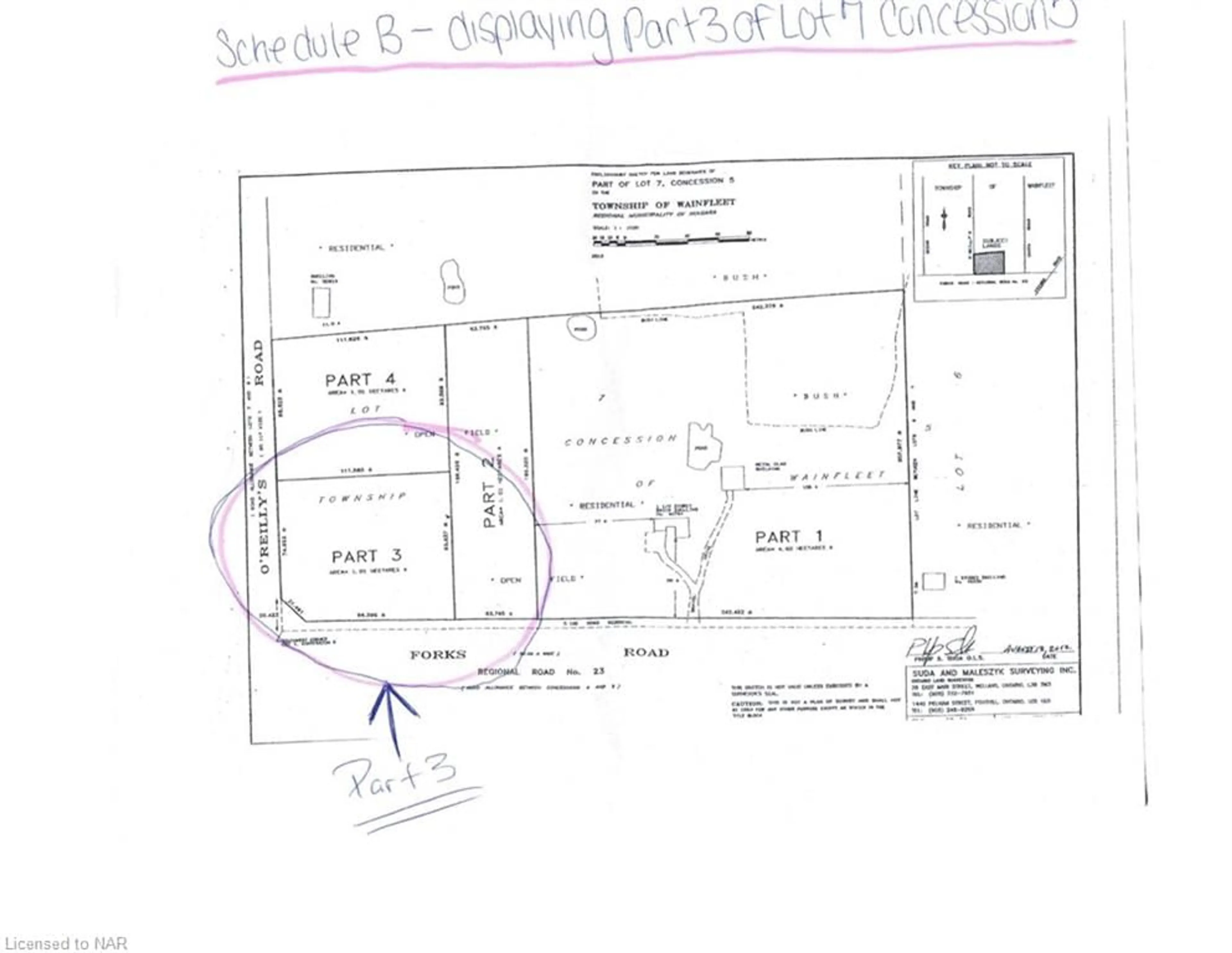 Floor plan for V/L Corner Of Forks Rd W & O'reilly's Rd S, Wainfleet Ontario L0S 1V0