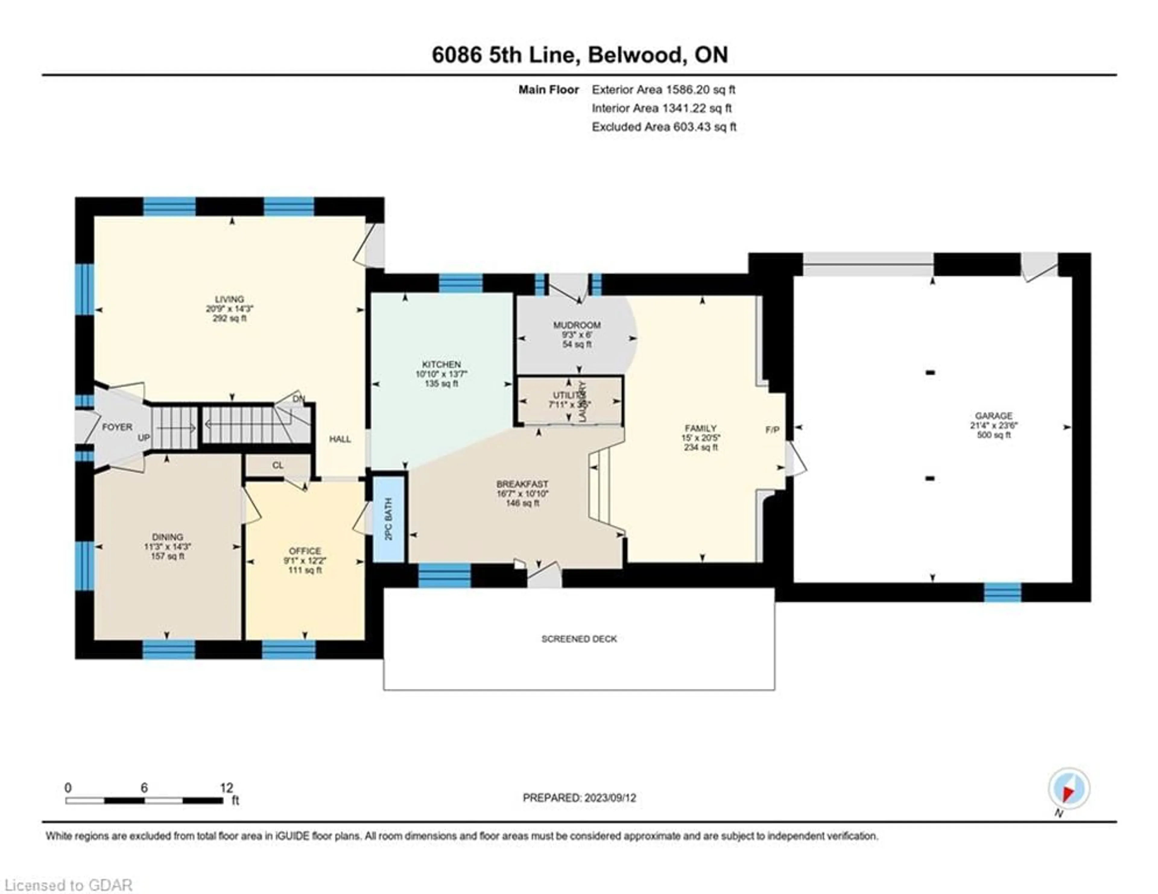 Floor plan for 6086 5th Line, Centre Wellington Ontario N0B 2K0